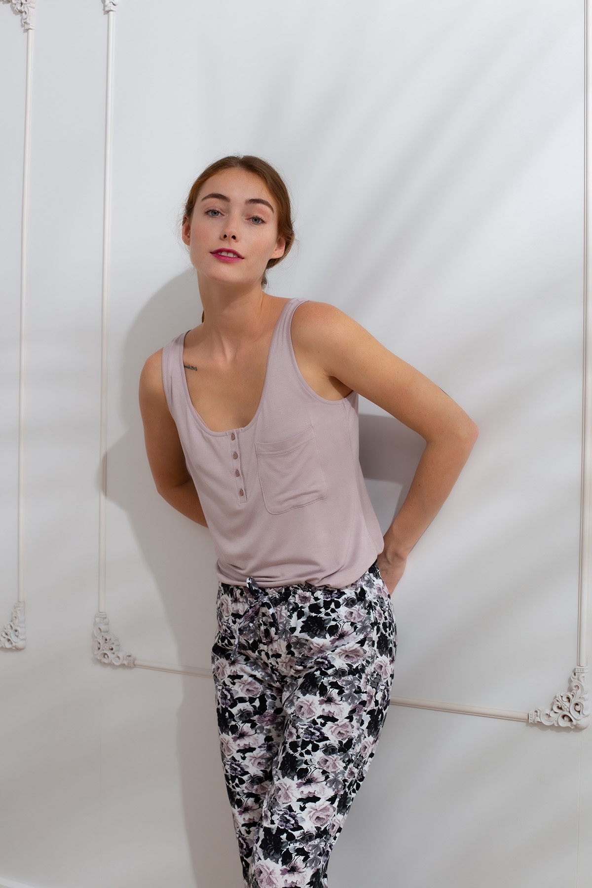 Kadın Midi - Kapri Pijama Takımı