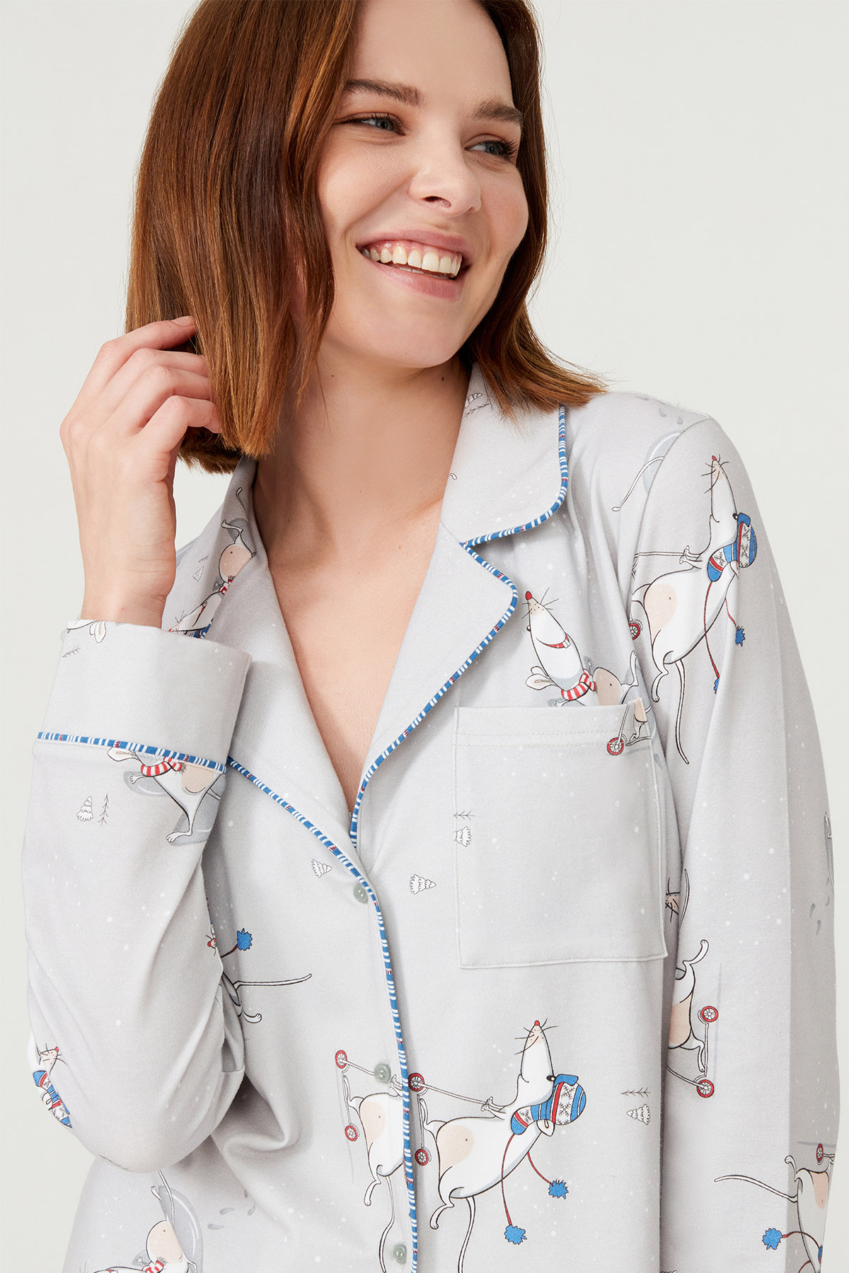Kadın Uzun Pijama Takımı