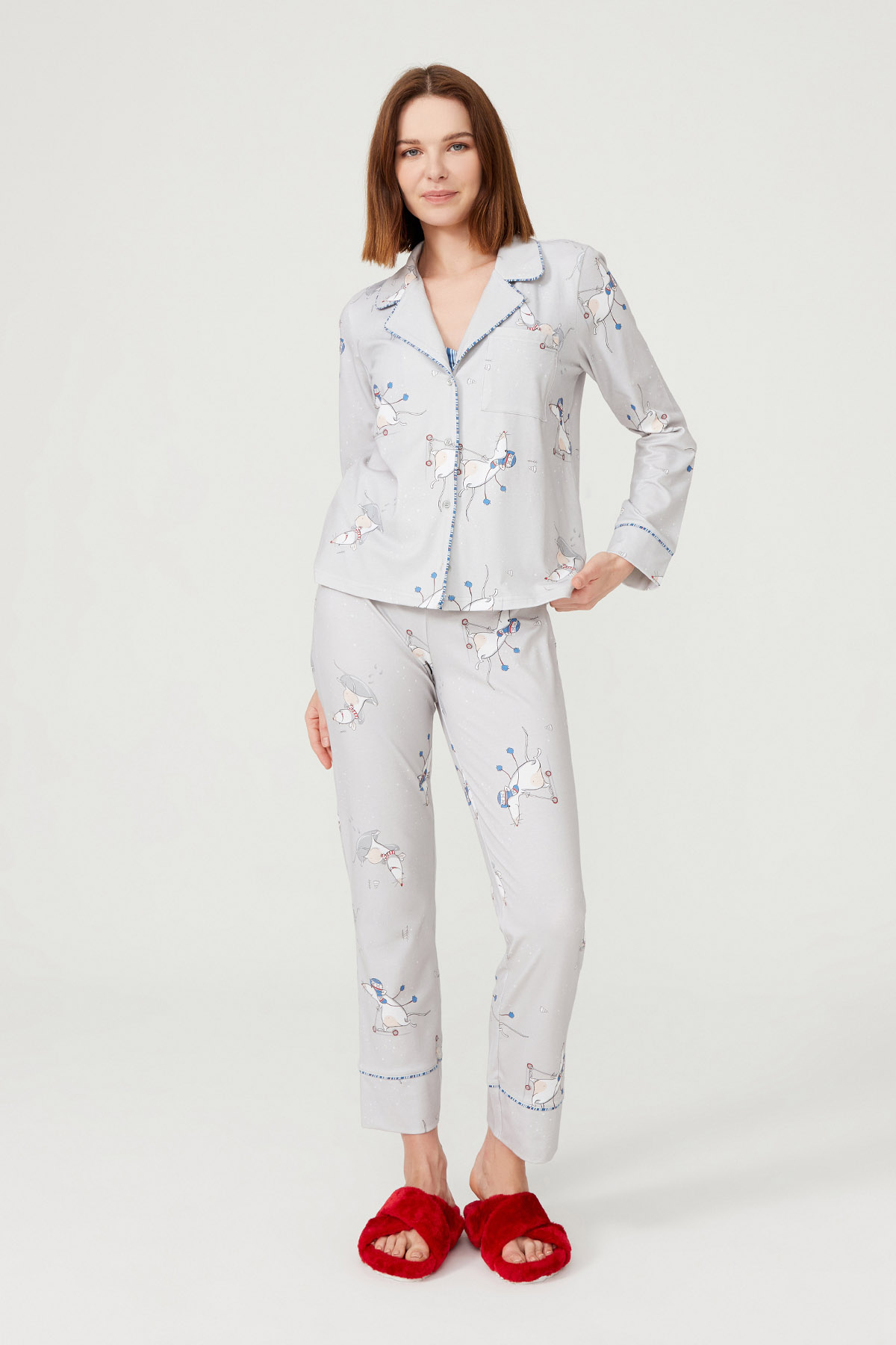 Kadın Uzun Pijama Takımı