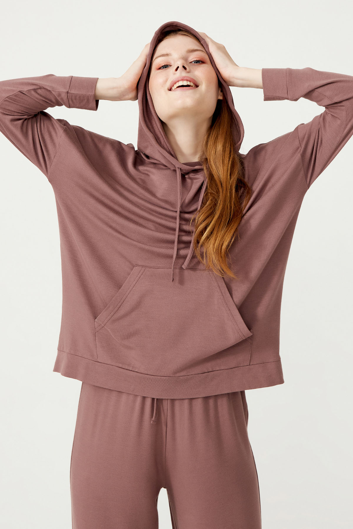 Kadın Uzun Kollu Modal Sweatshirt