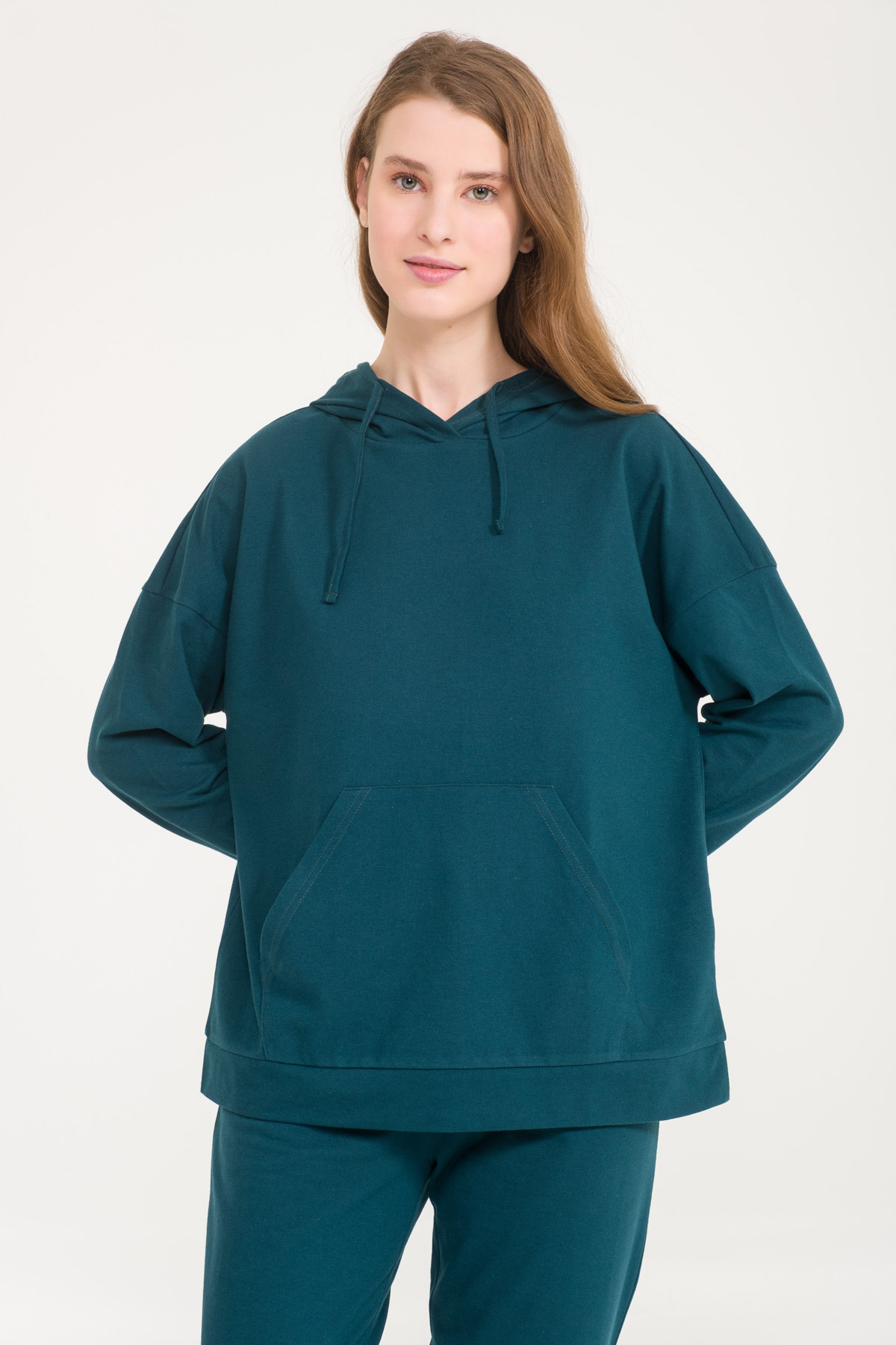 Kadın Lacoste Kapşonlu Sweatshirt