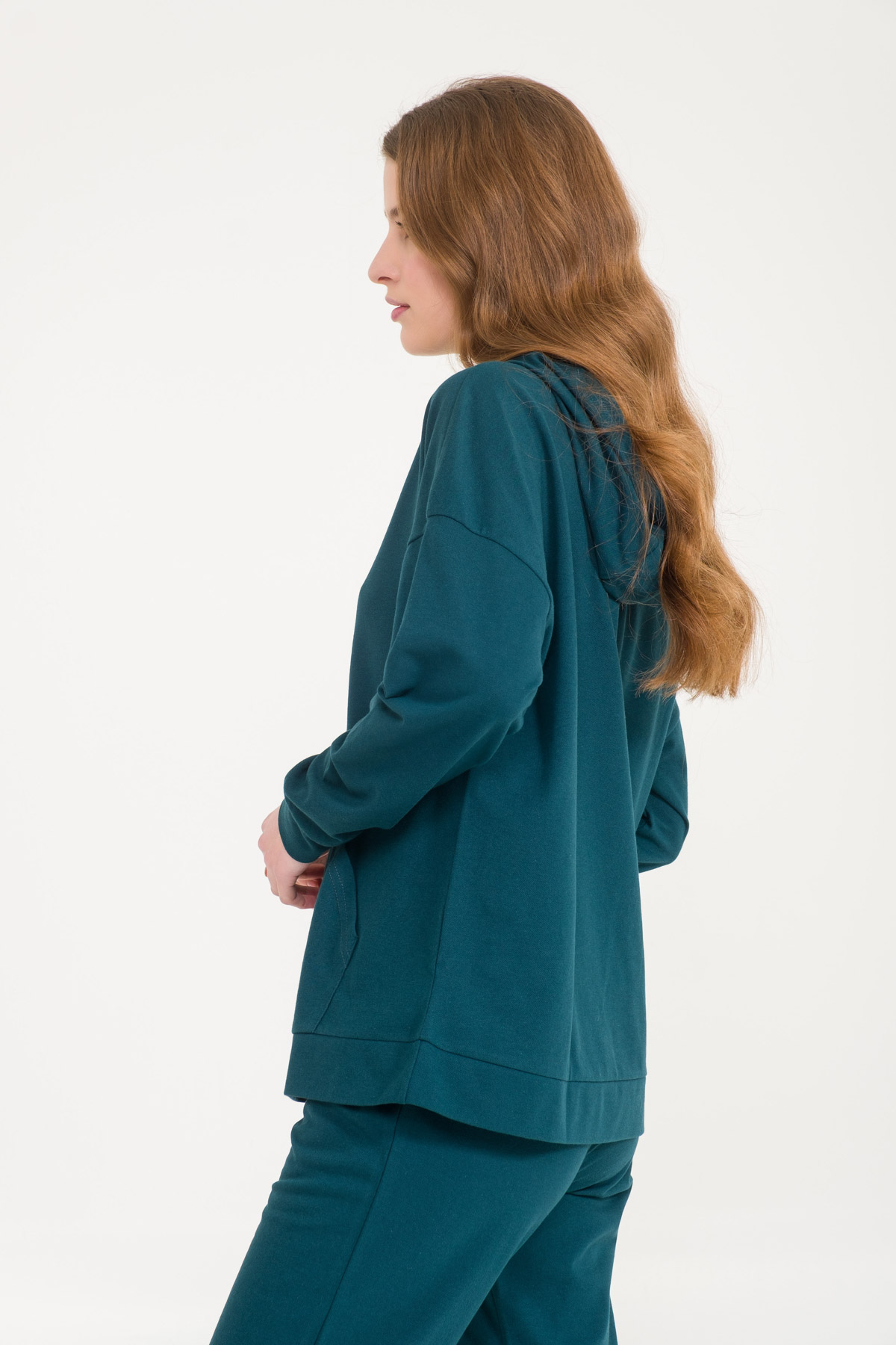Kadın Lacoste Kapşonlu Sweatshirt