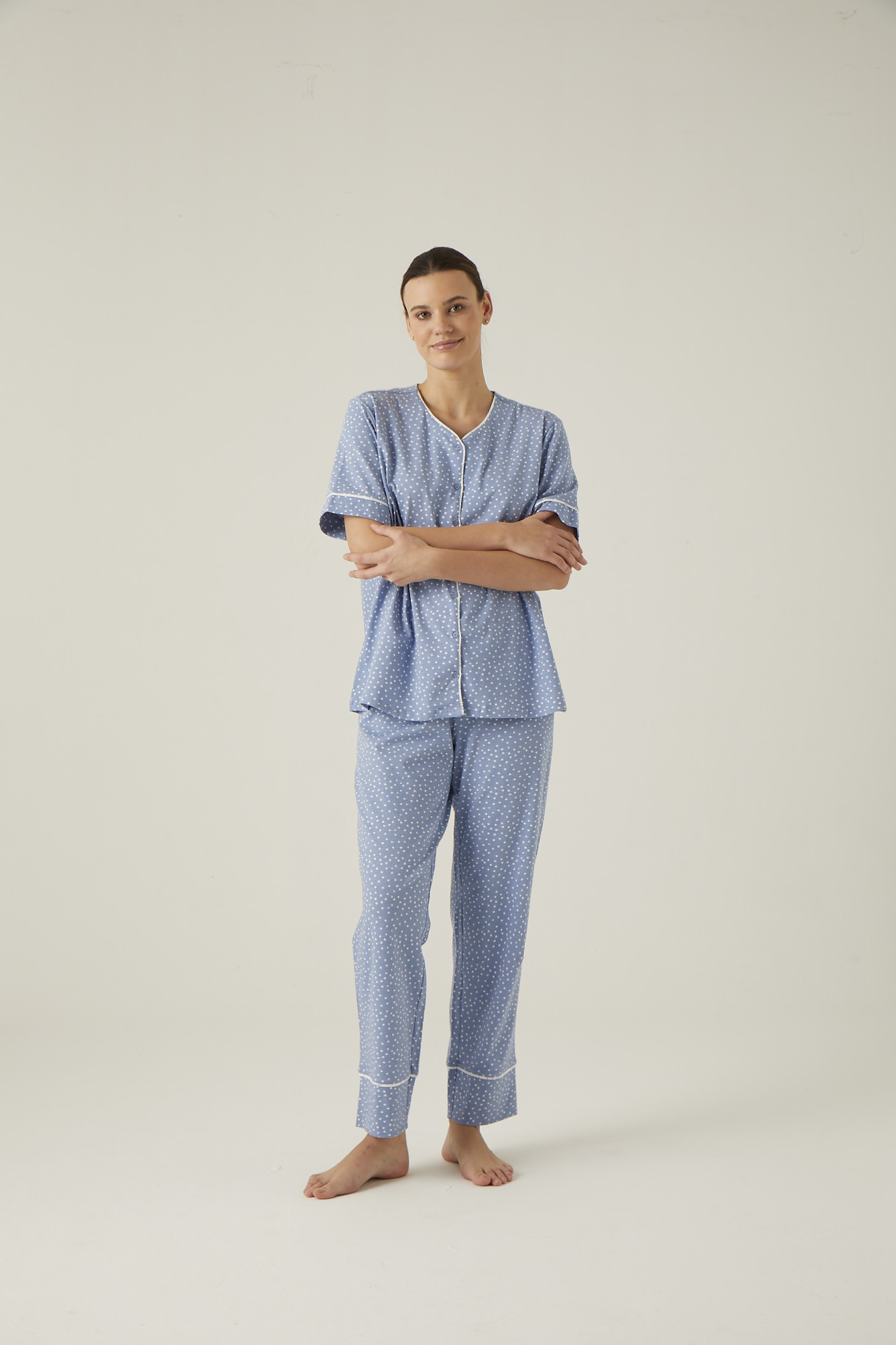 Kadın Büyük Beden Kısa Midi Pijama Altı