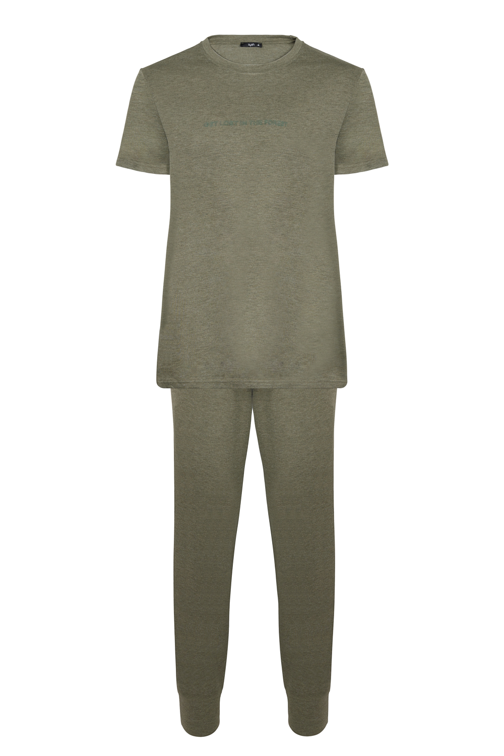 Erkek Modal Kısa Kollu Manşetli Pijama Takımı