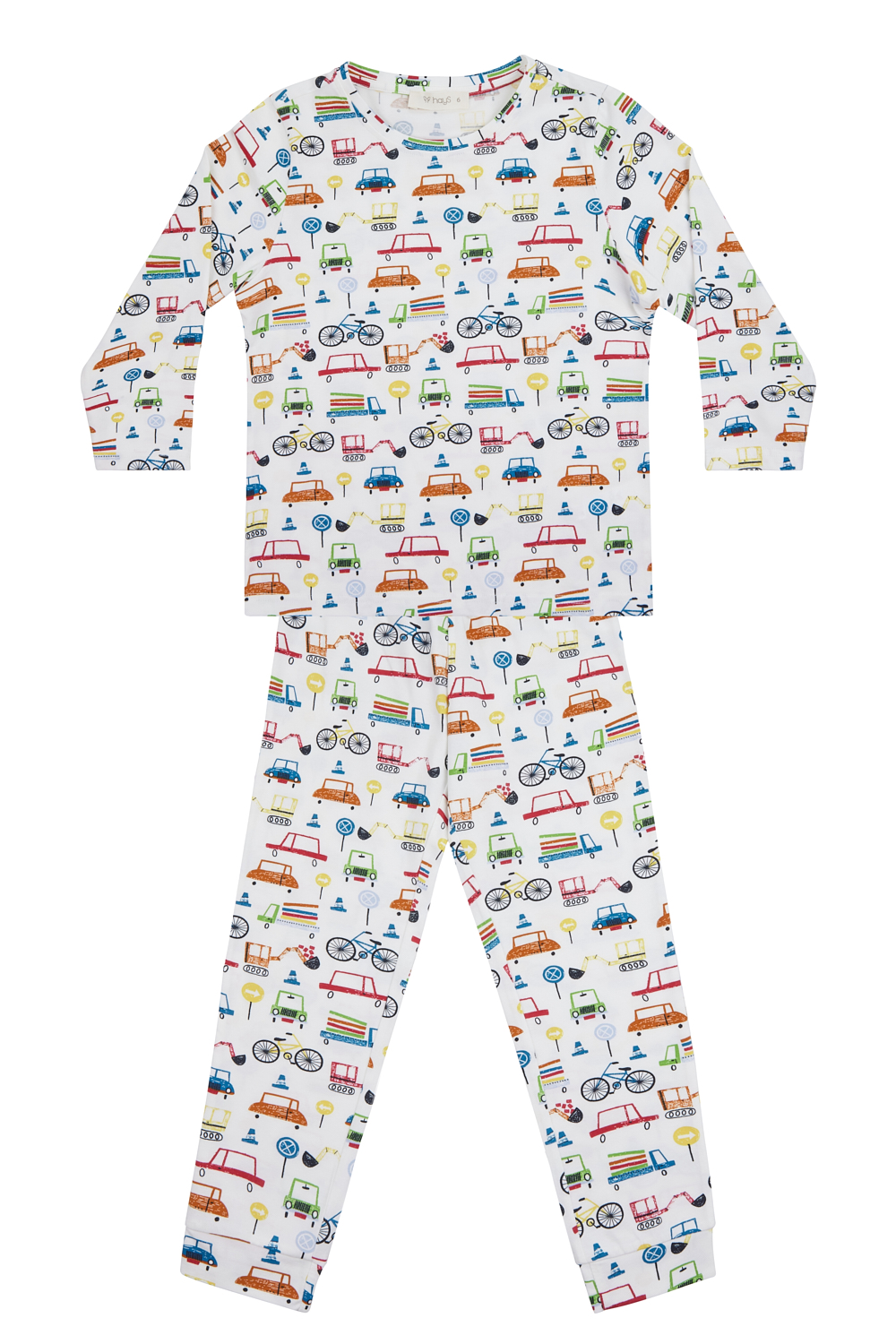 Kız Çocuk Pamuklu Uzun Kollu Pijama Takımı