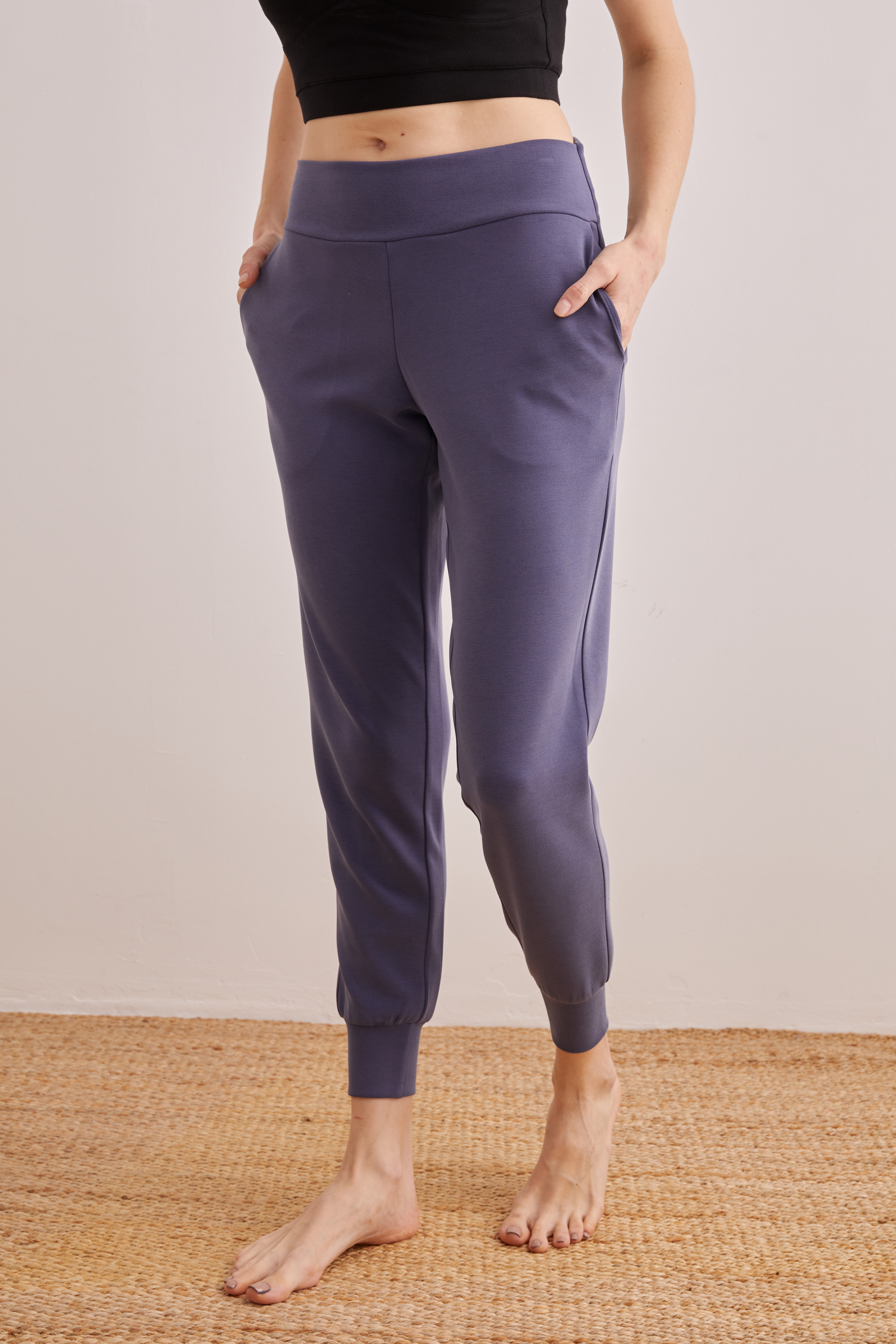 Kadın Yumuşak Dokulu Jogger Pantolon