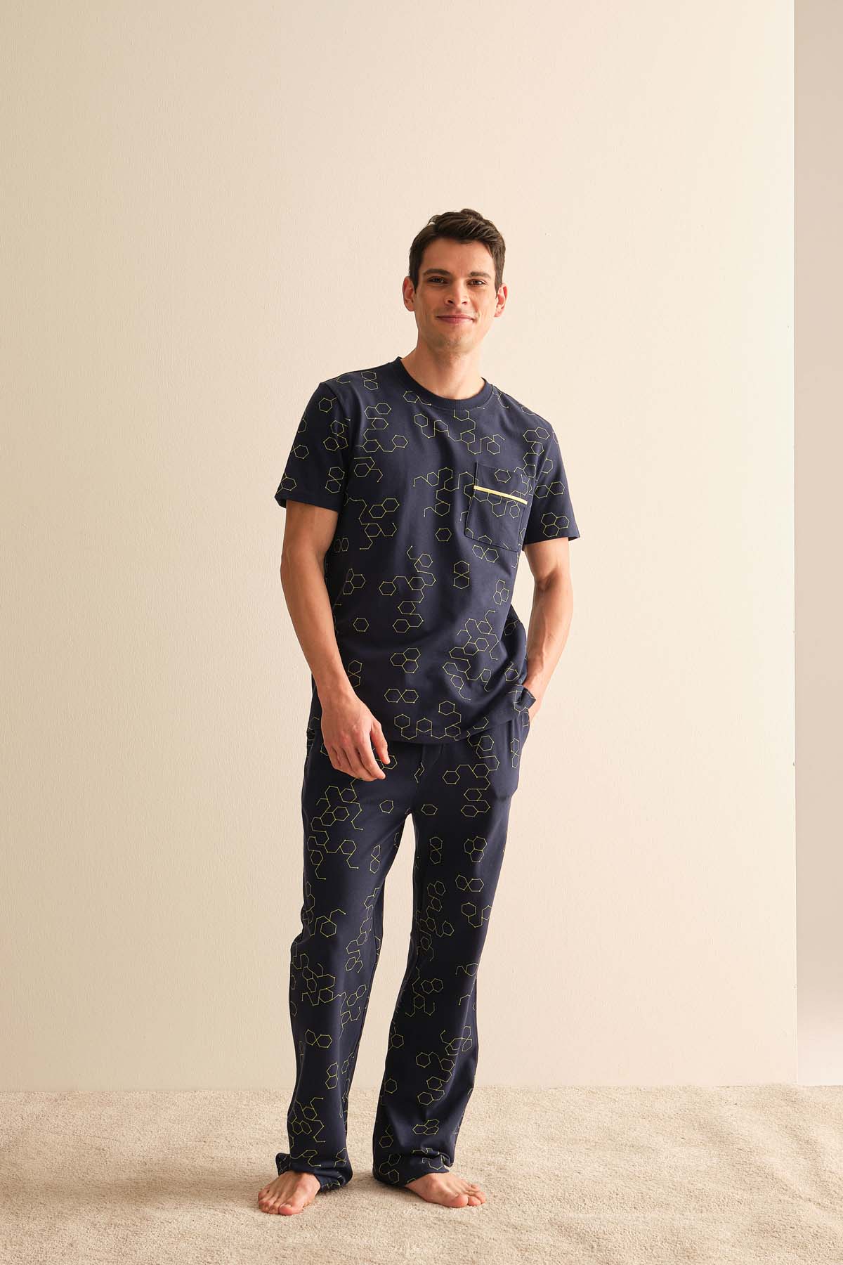 Erkek Pijama Alt Uzun