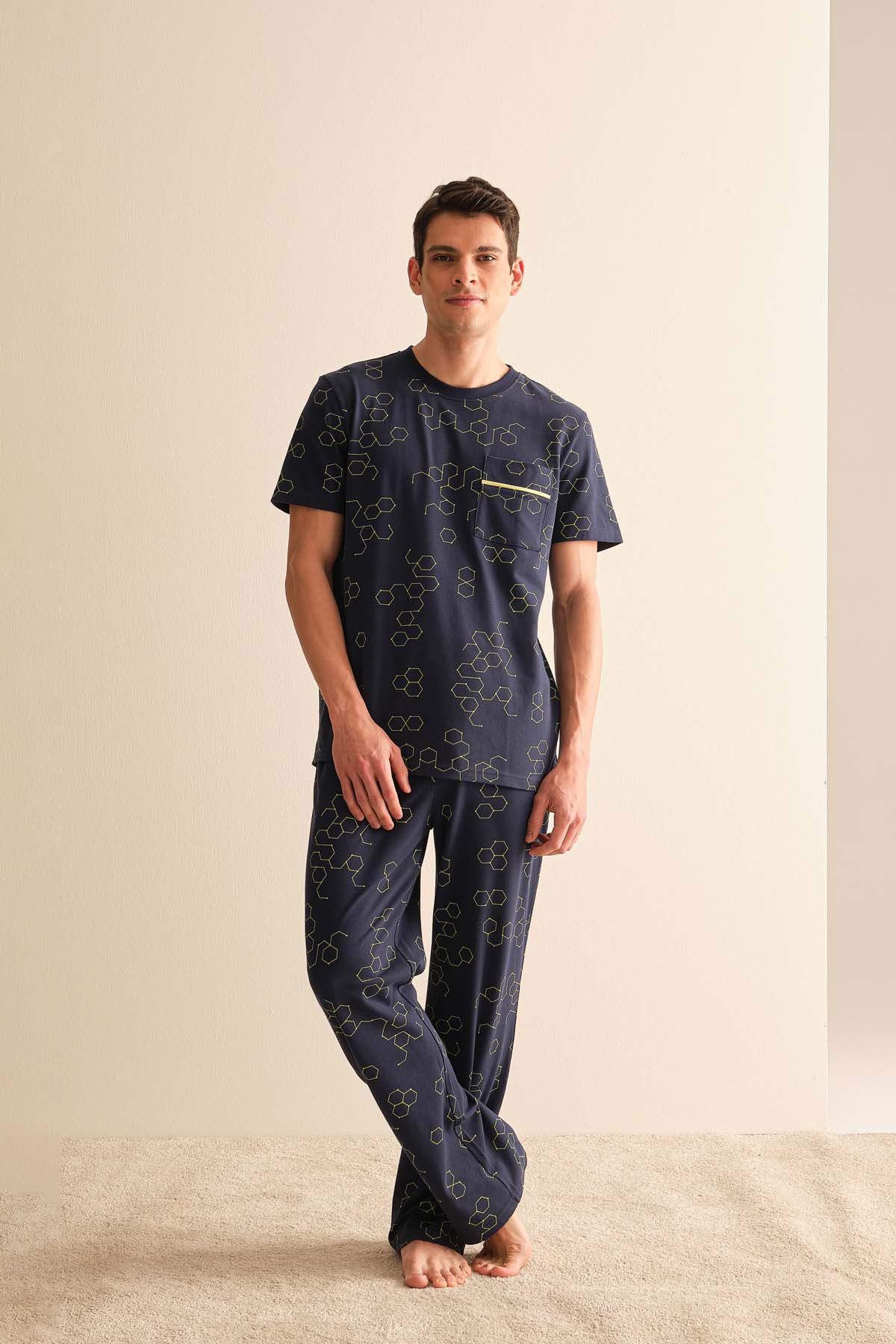 Erkek Pijama Alt Uzun