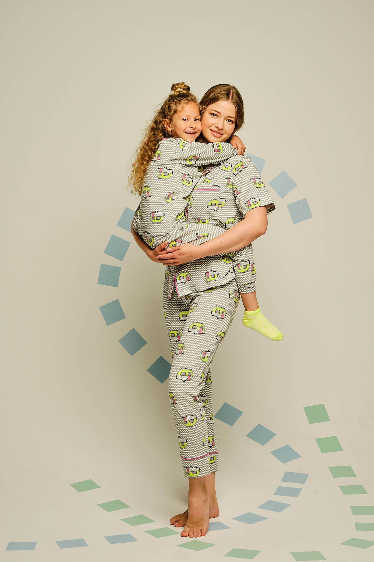 Kız Çocuk Pamuklu Uzun Pijama Takımı