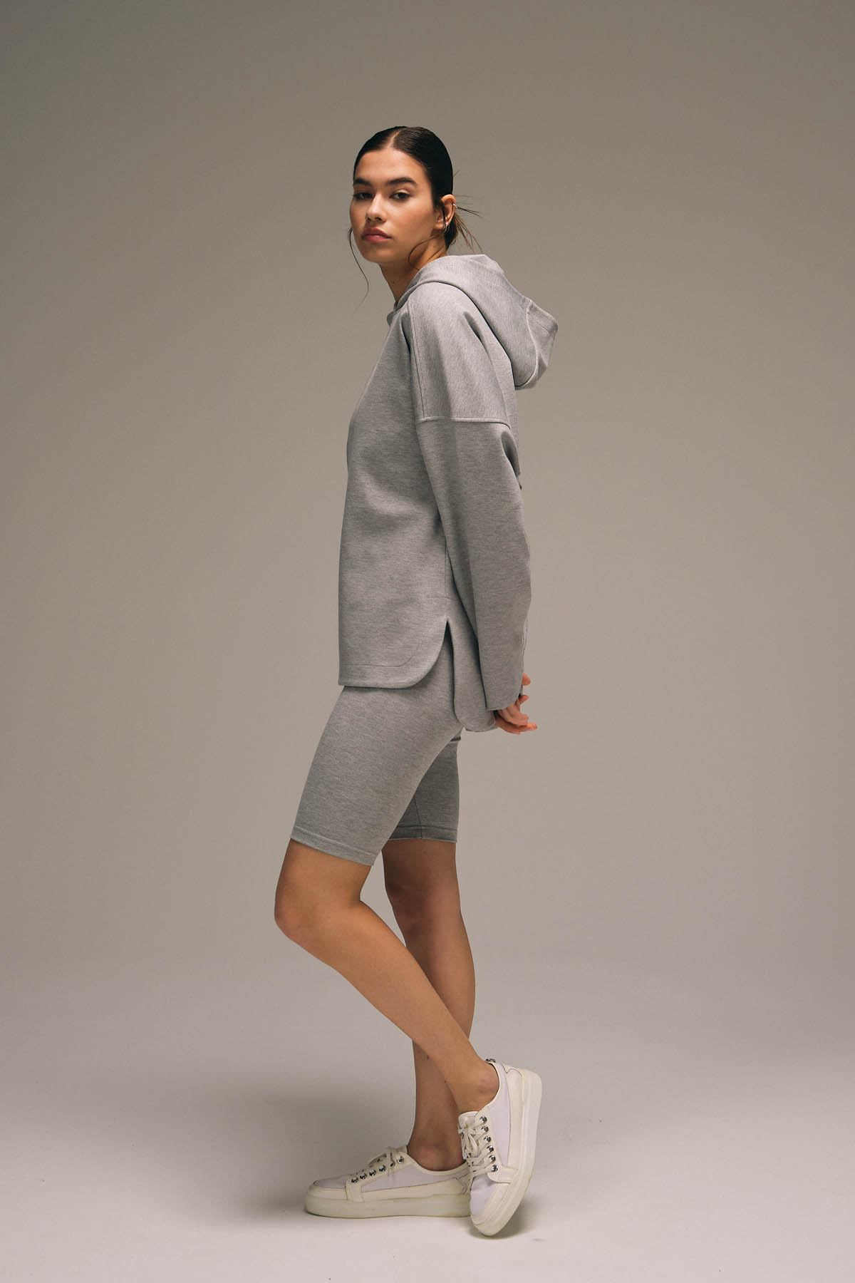 Kadın Viscose Örme Kısa Tayt