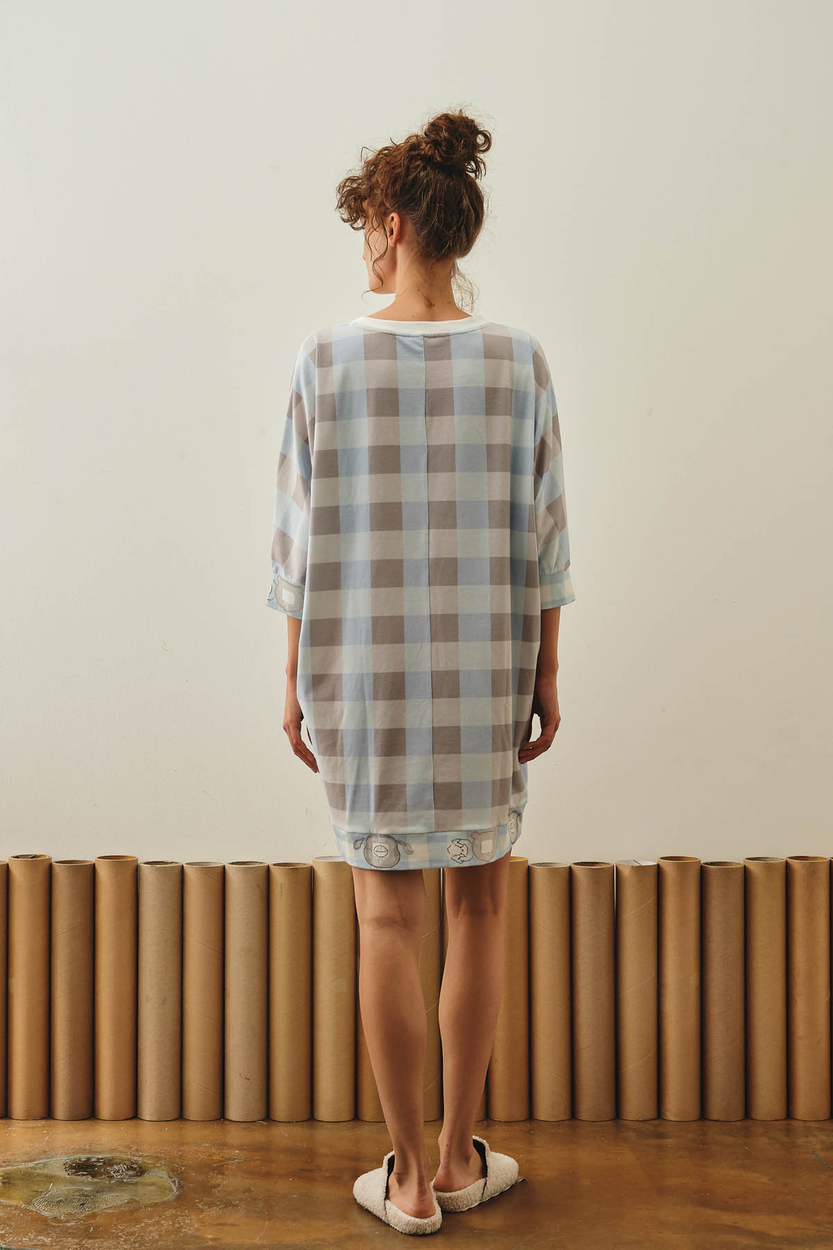 Kadın Pamuklu Oversize Gecelik