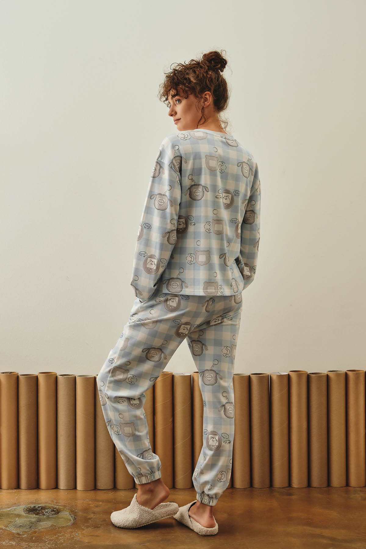 Kadın Pamuklu Uzun Pijama Altı