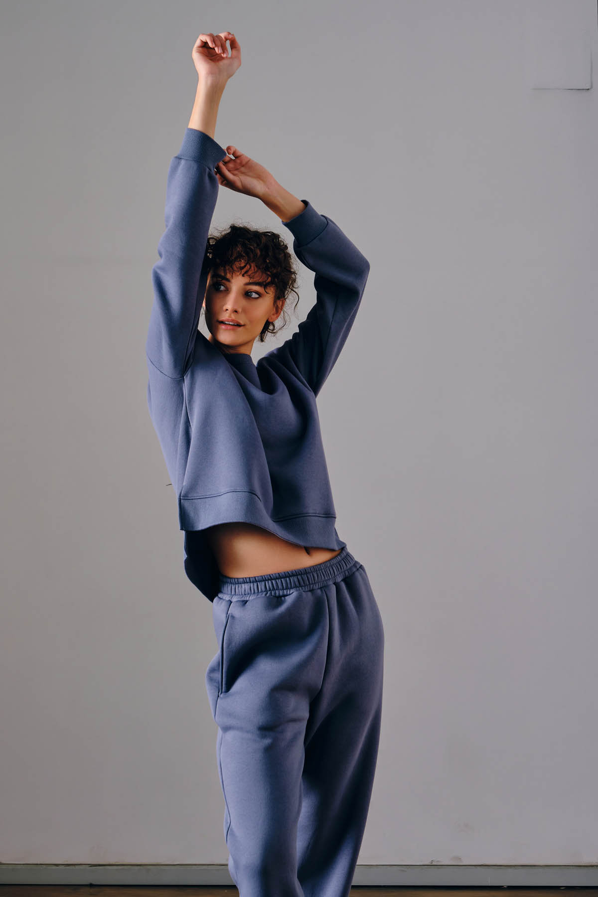 Kadın Pamuklu Şardonlu Eşofman Takımı