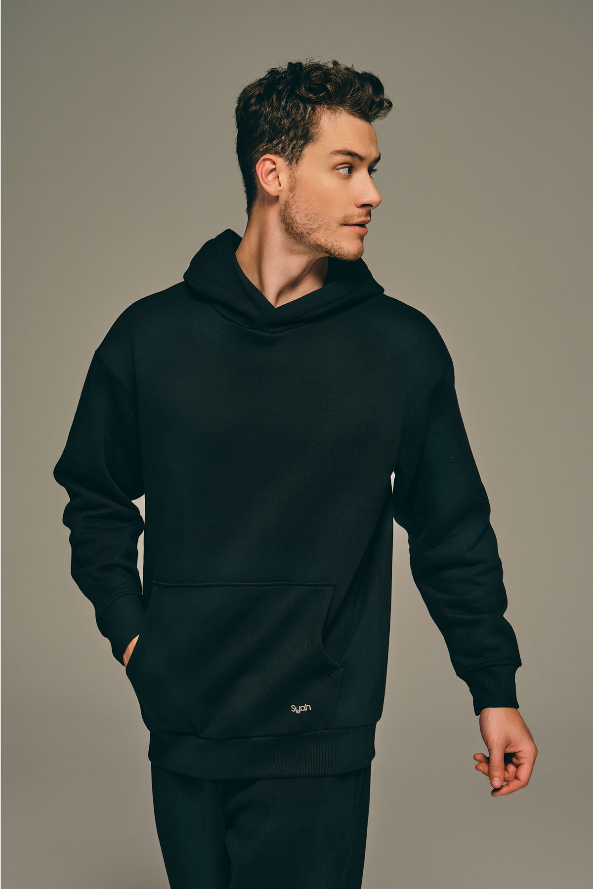 Erkek Pamuklu Şardonlu Ev Giyim Takım