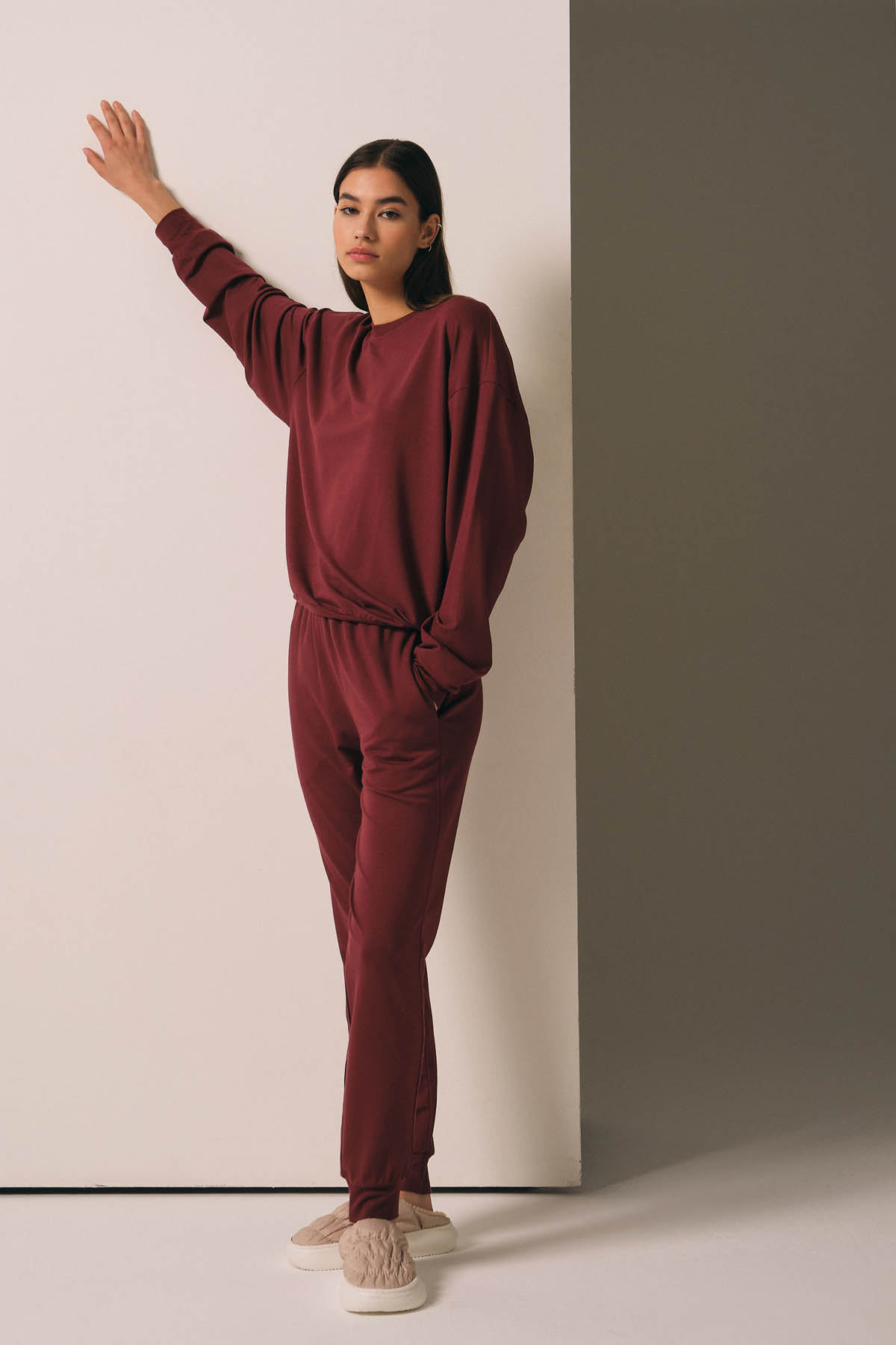 Kadın İki İplik Modal Eşofman Takımı