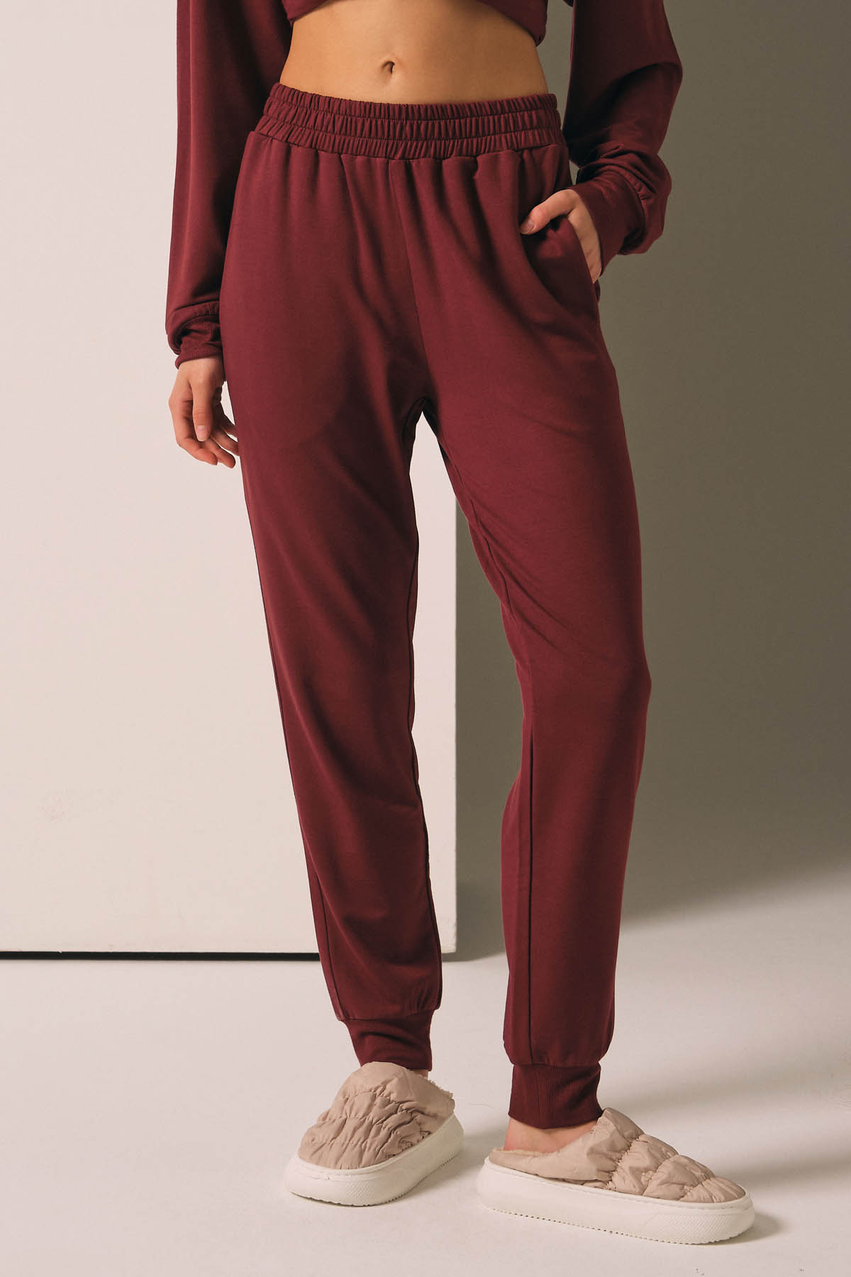 Kadın İki İplik Modal Eşofman Takımı