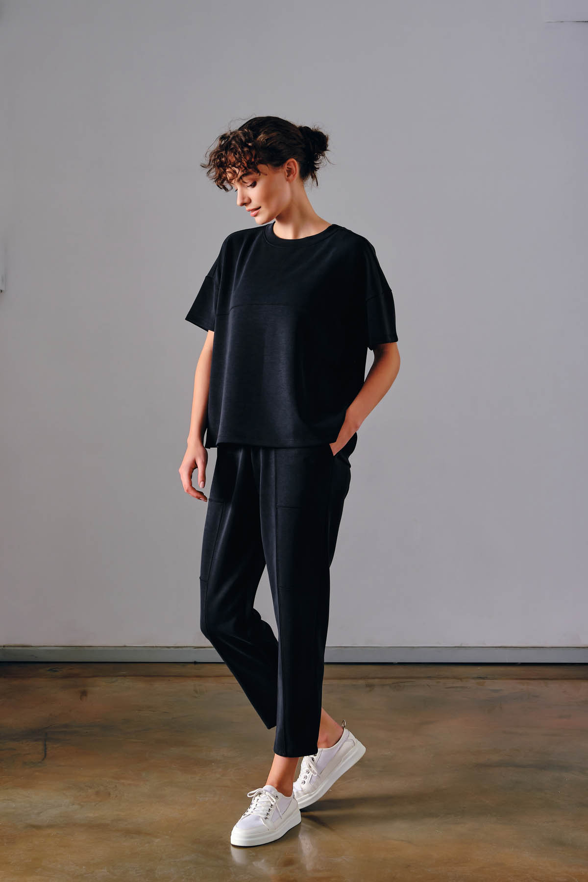 Kadın Soft Touch Dikiş Detaylı Pantolon