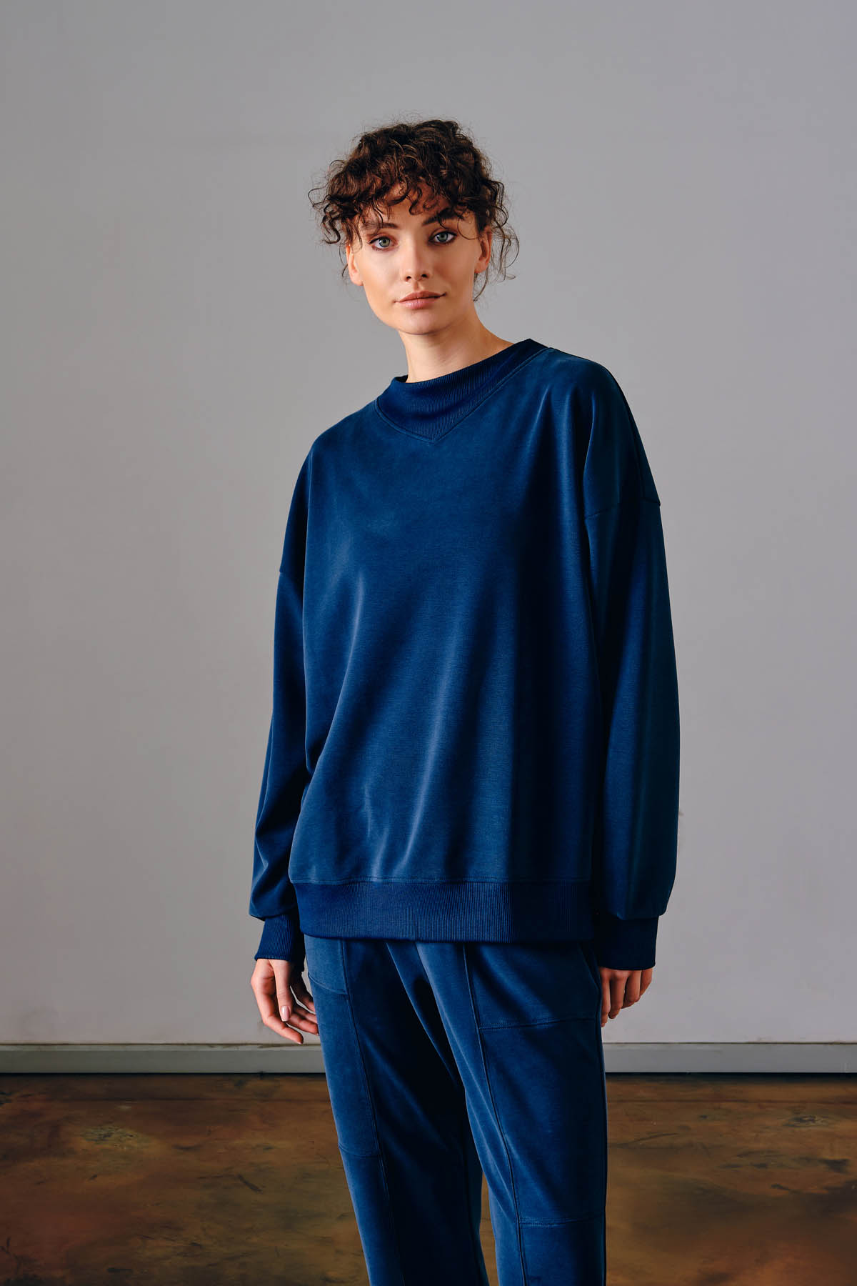 Kadın Soft Touch Oversize Sweatshirt	
