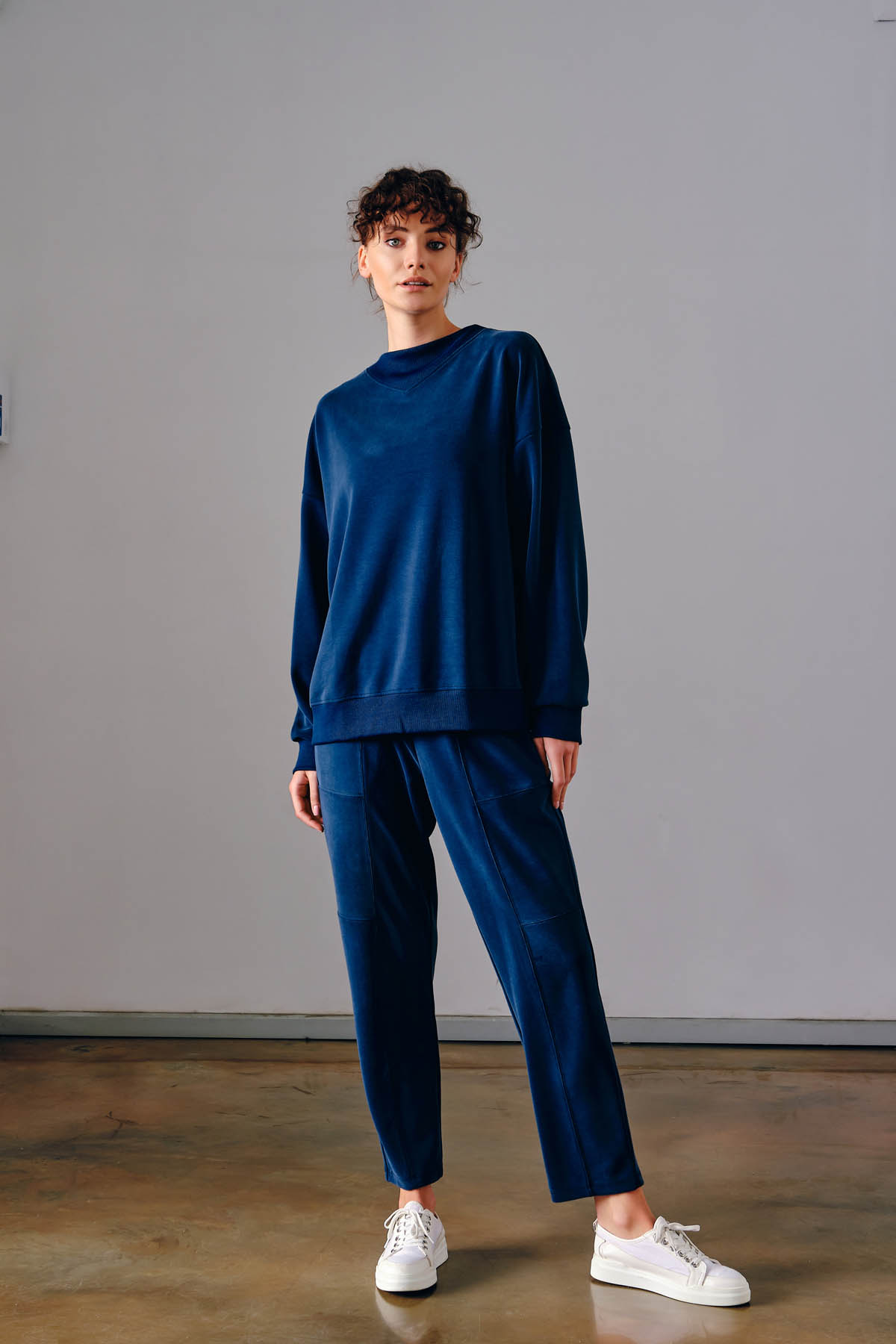 Kadın Soft Touch Oversize Sweatshirt	