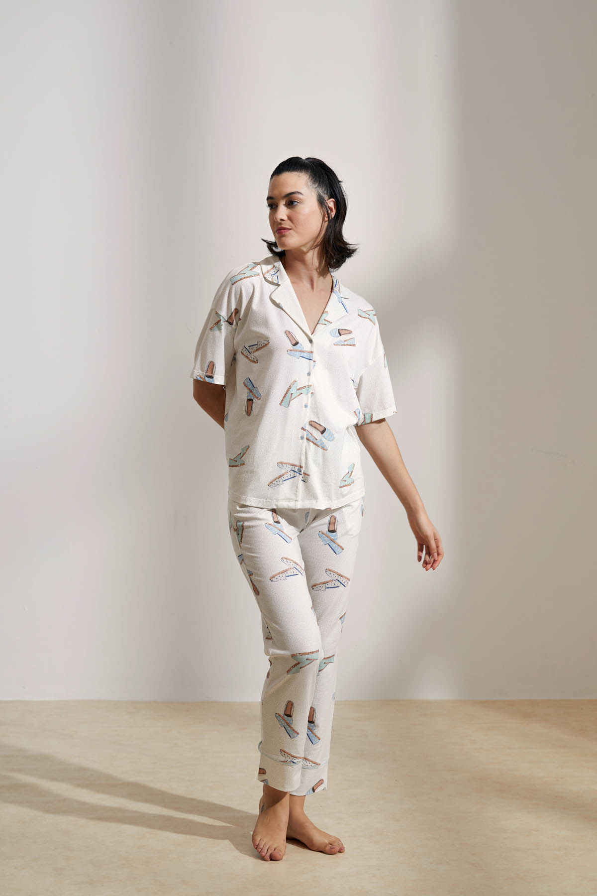 Kadın Pamuklu Uzun Pijama Altı