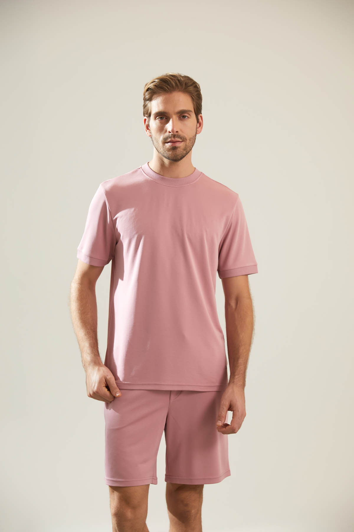 Erkek Cupro Pique Cepli Kısa Kol T-shirt