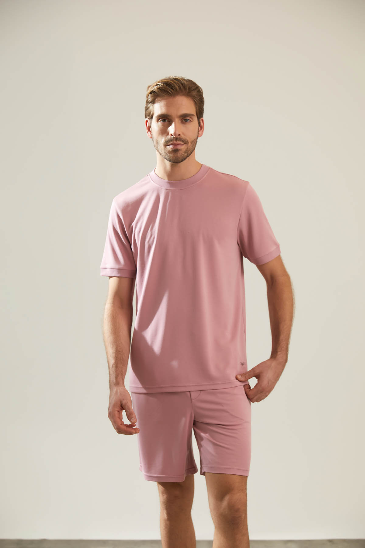 Erkek Cupro Pique Cepli Kısa Kol T-shirt