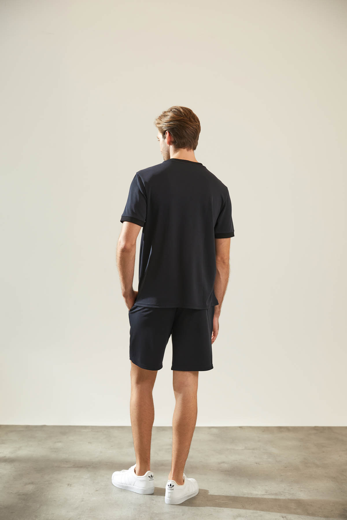 Erkek Cupro Pique Cepli Kısa Kol T-shirt