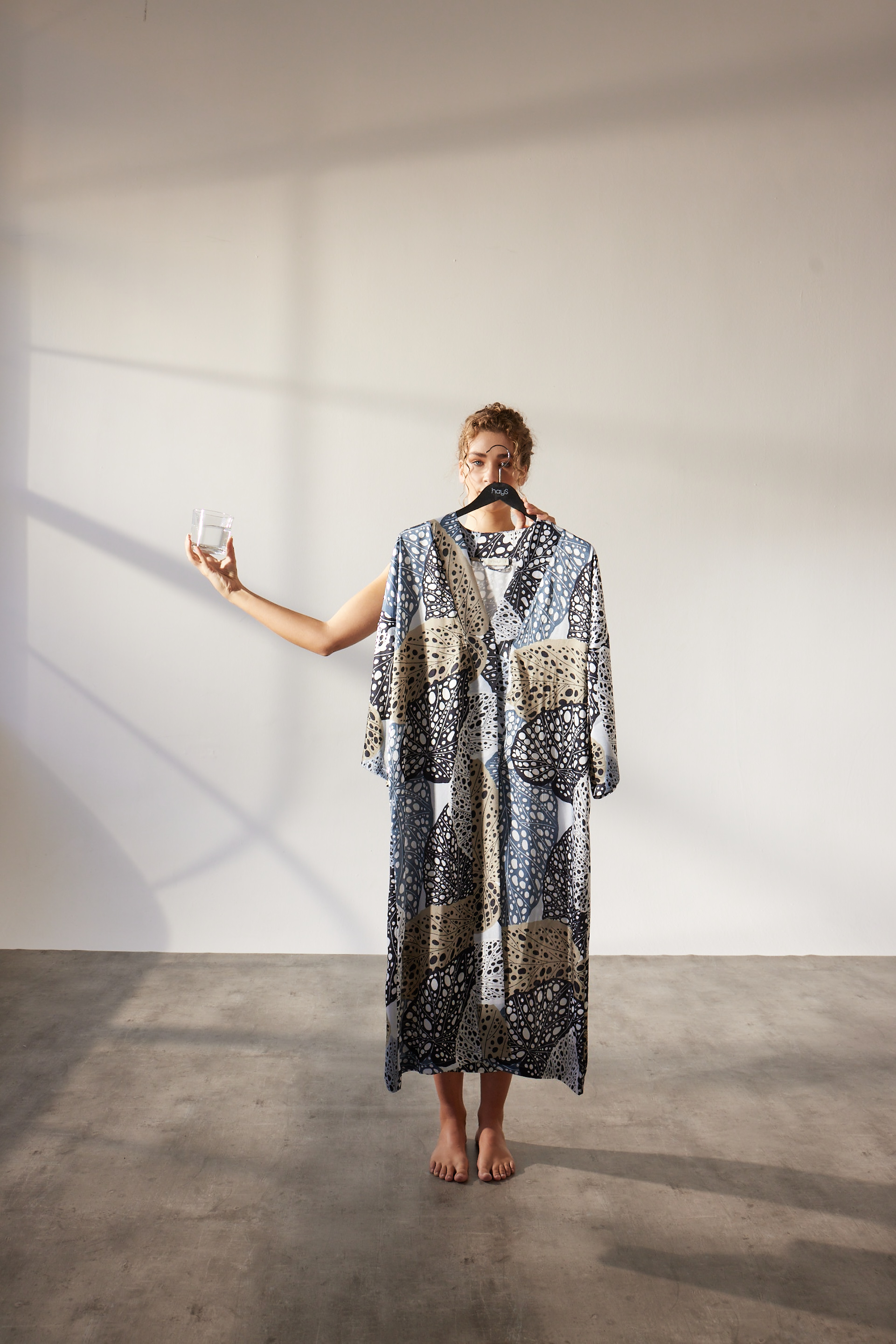 Kadın Vegan Dokuma Kimono