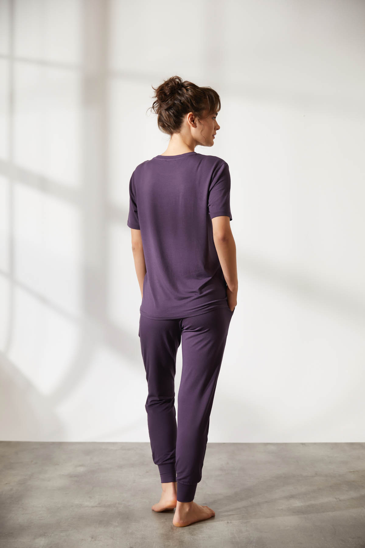 Kadın Modal Kısa Kollu T-shirt