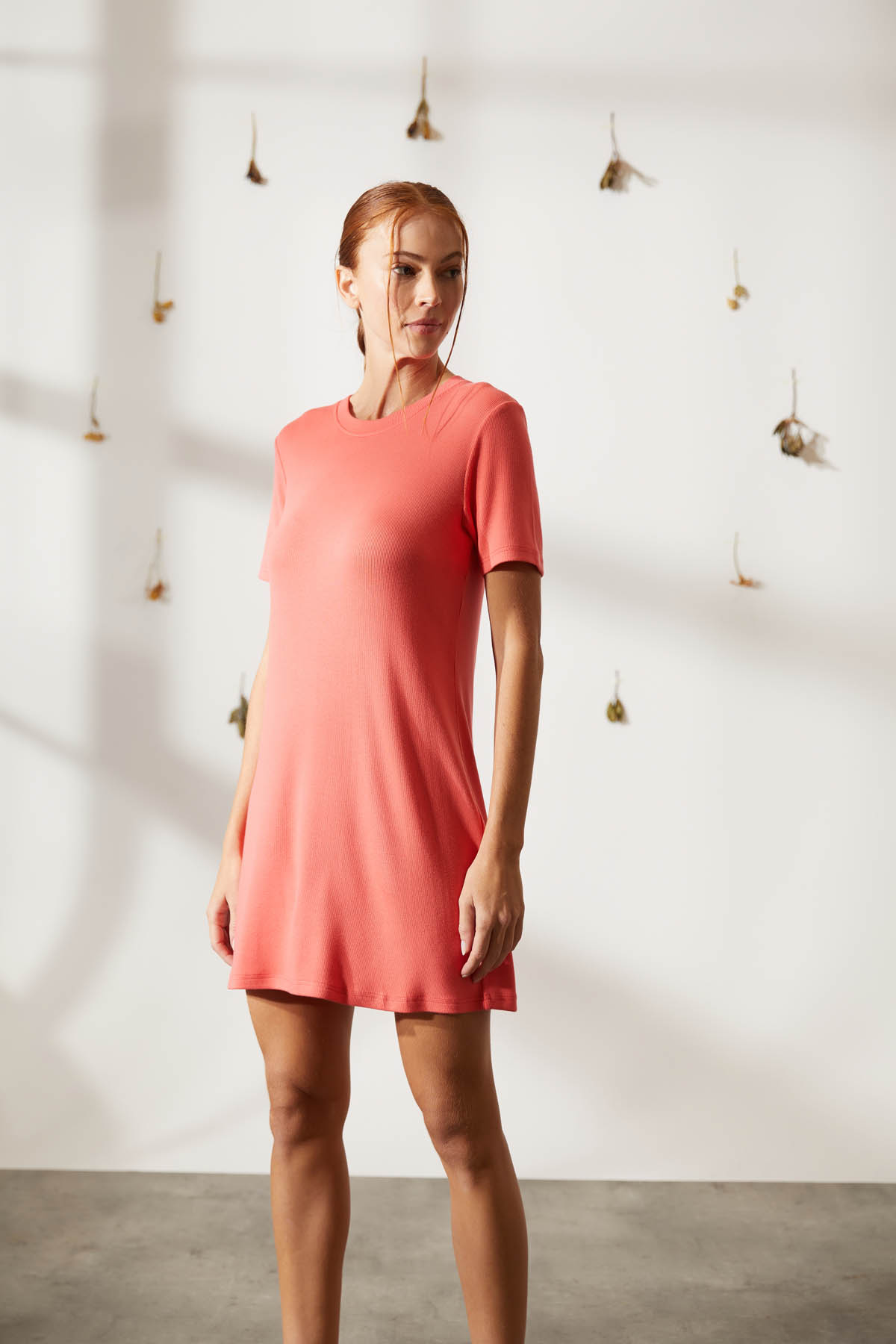 Kadın Viscose Kısa Kol Elbise