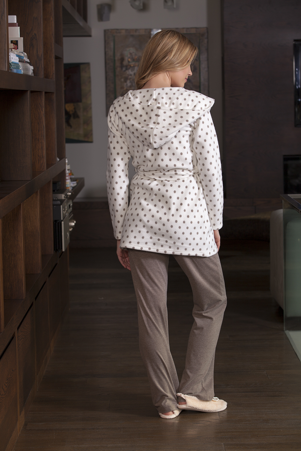 HAYS LALI BAYAN POLAR SABAHLIKLI PENYE 3LÜ PIJAMA TAKIMI