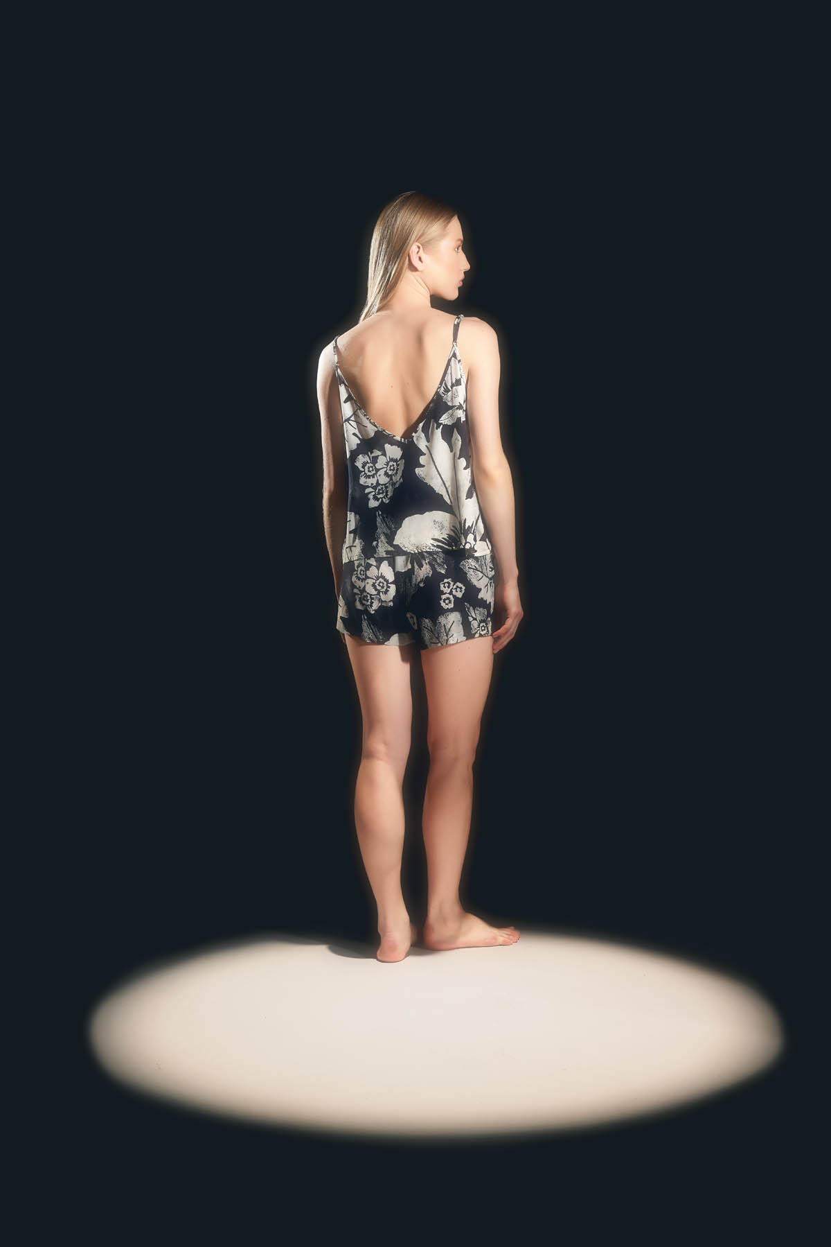 Kadın Vegan Dokuma Ayarlanır İp Askılı V Yaka Atlet