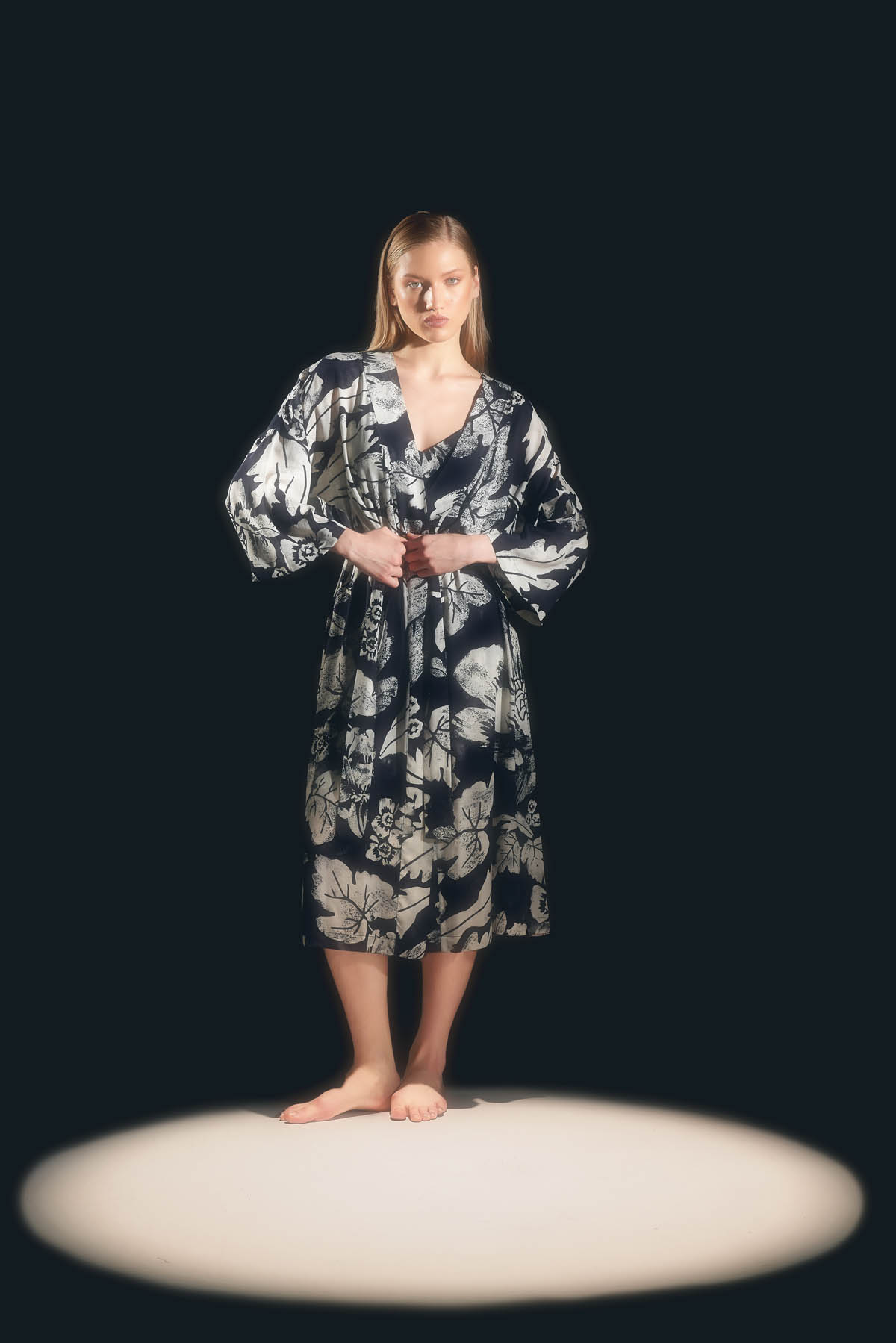 Kadın Vegan Dokuma Kimono