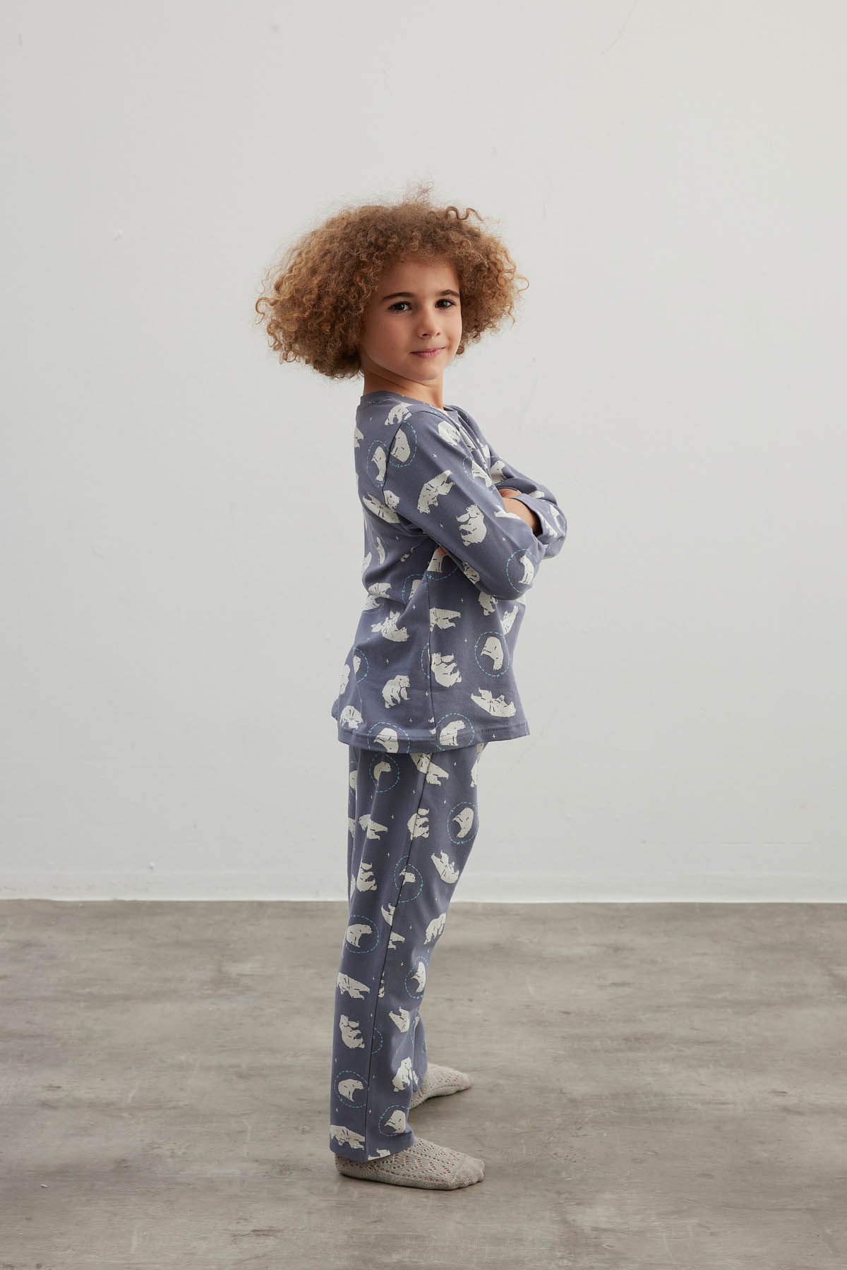 Erkek Çocuk Pamuklu Uzun Kollu Pijama Takımı