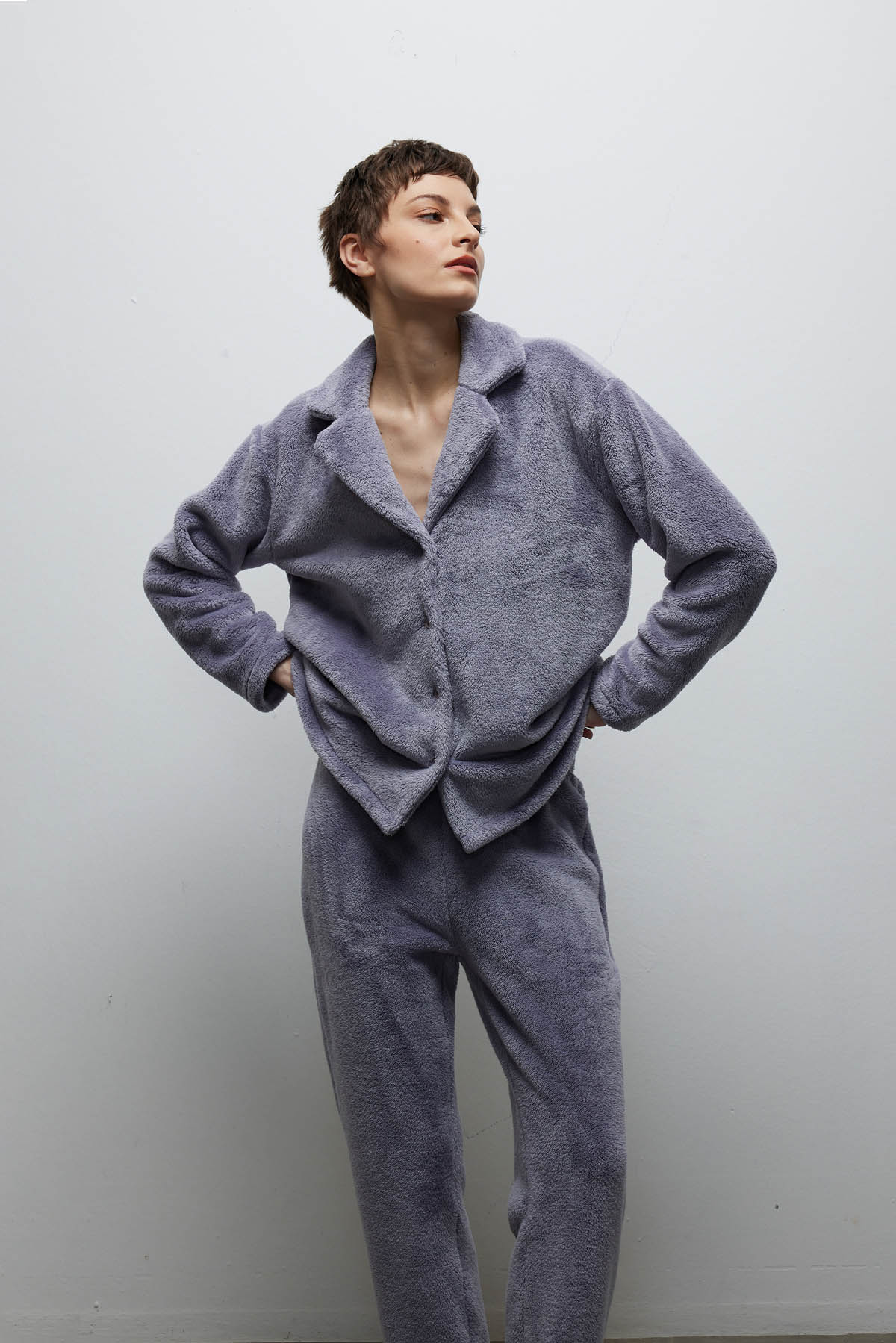 Kadın Yumuşak Dokulu Gömlek Üst