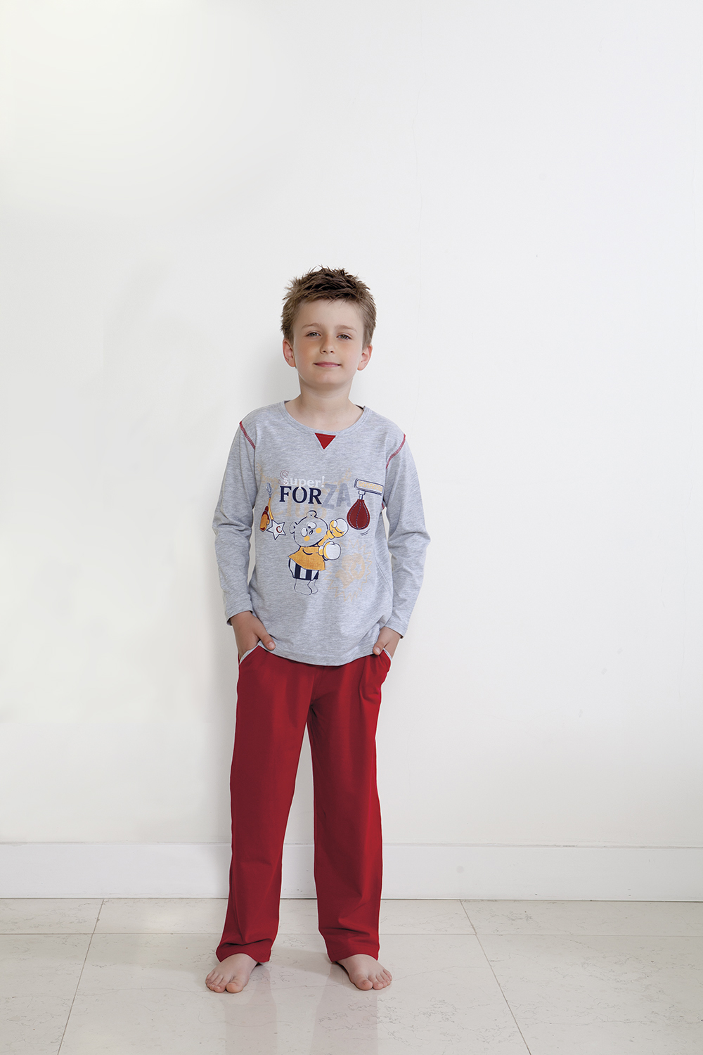HAYS ERKEK ÇOCUK PENYE 2LI UZUN PIJAMA TAKIMI