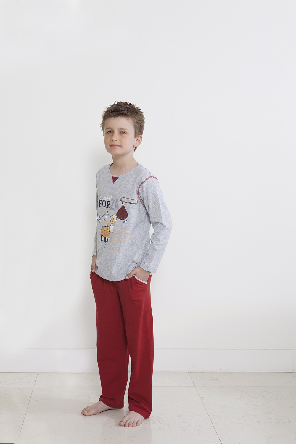 HAYS ERKEK ÇOCUK PENYE 2LI UZUN PIJAMA TAKIMI