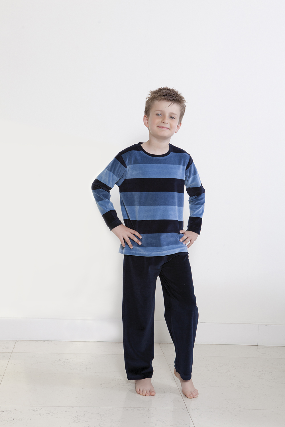 HAYS ERKEK ÇOCUK KADIFE 2LI UZUN PIJAMA TAKIMI
