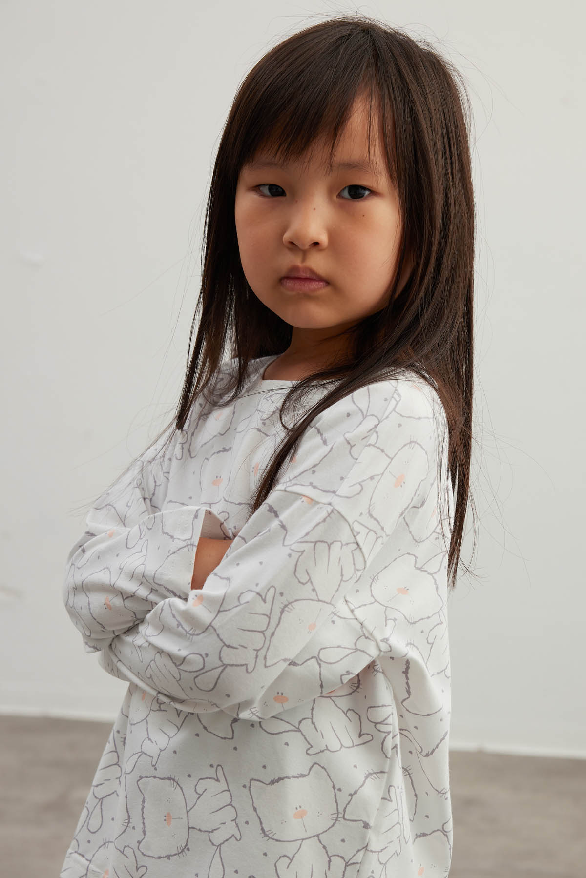 Kız Çocuk Pamuklu Uzun Kollu Pijama Takımı