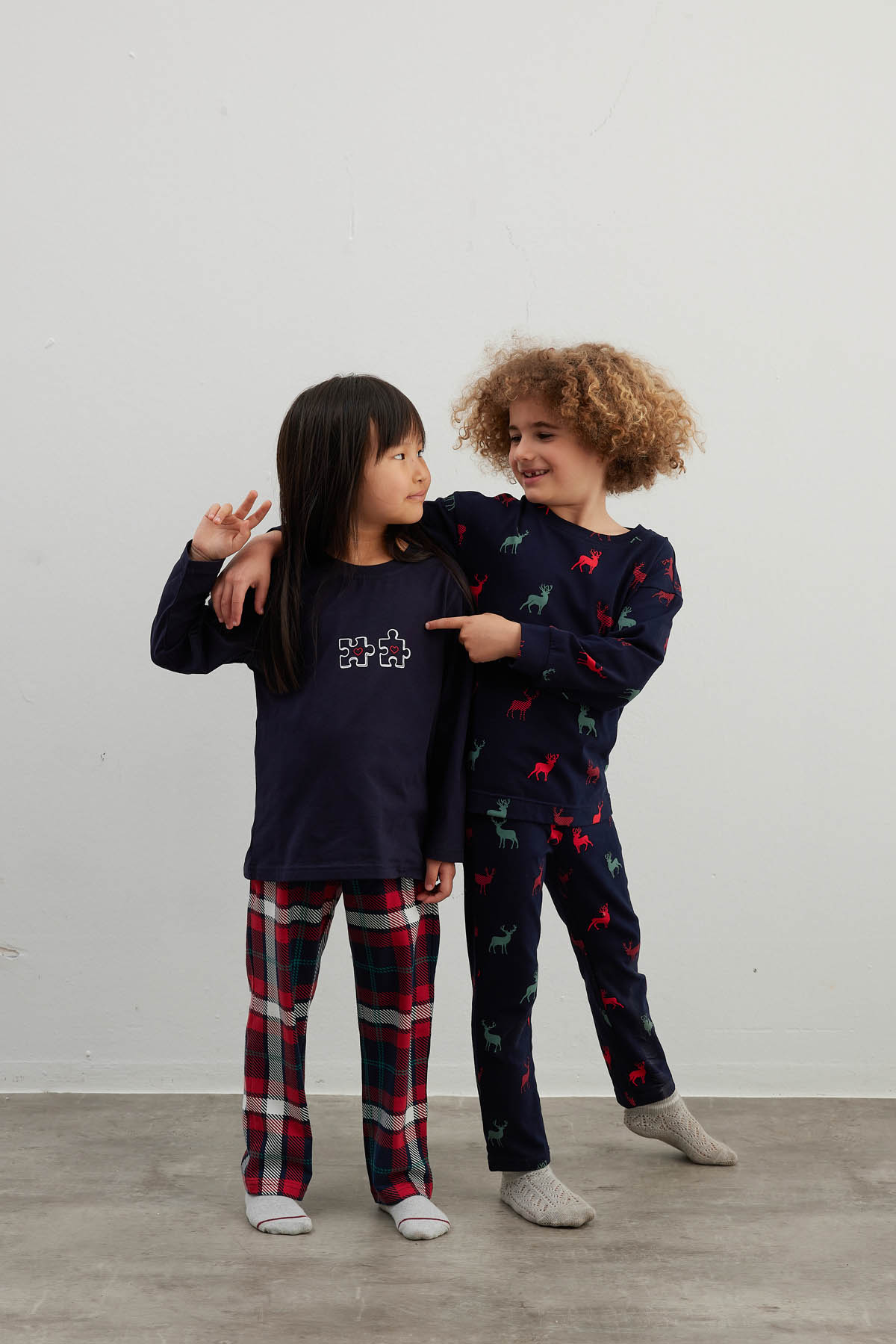 Erkek Çocuk Pamuklu Uzun Kollu Pijama Takımı