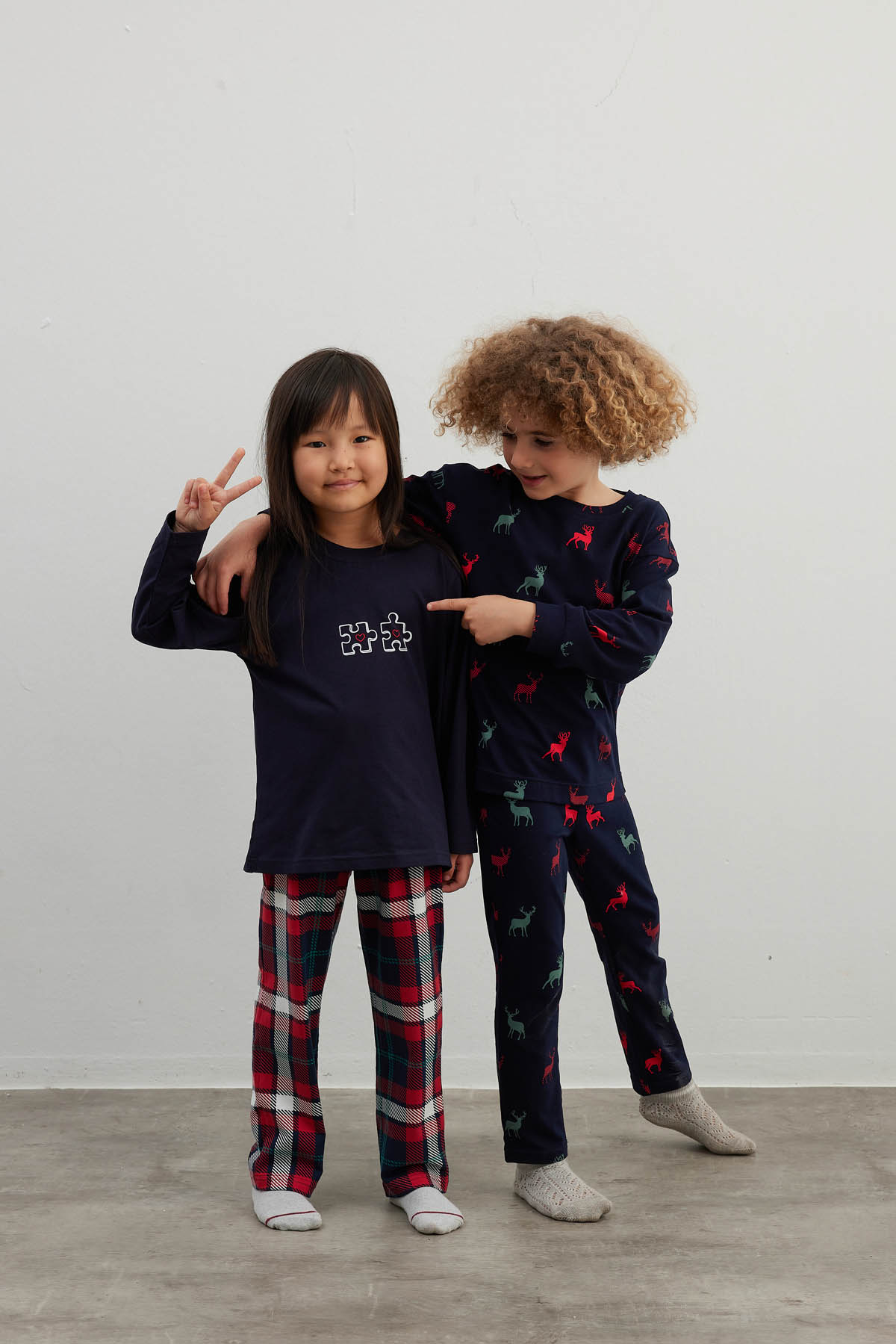 Erkek Çocuk Pamuklu Uzun Kollu Pijama Takımı