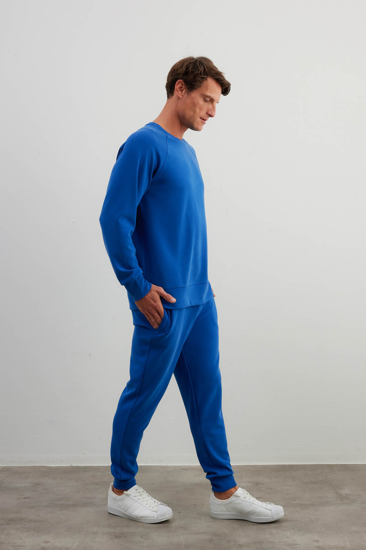 Erkek Soft Touch Reglan Kollu Sweatshirt