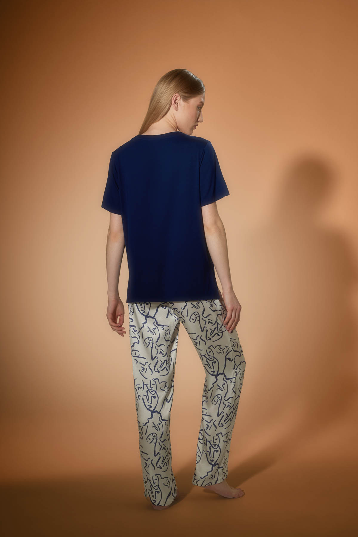 Kadın Vegan Dokuma Pantolon