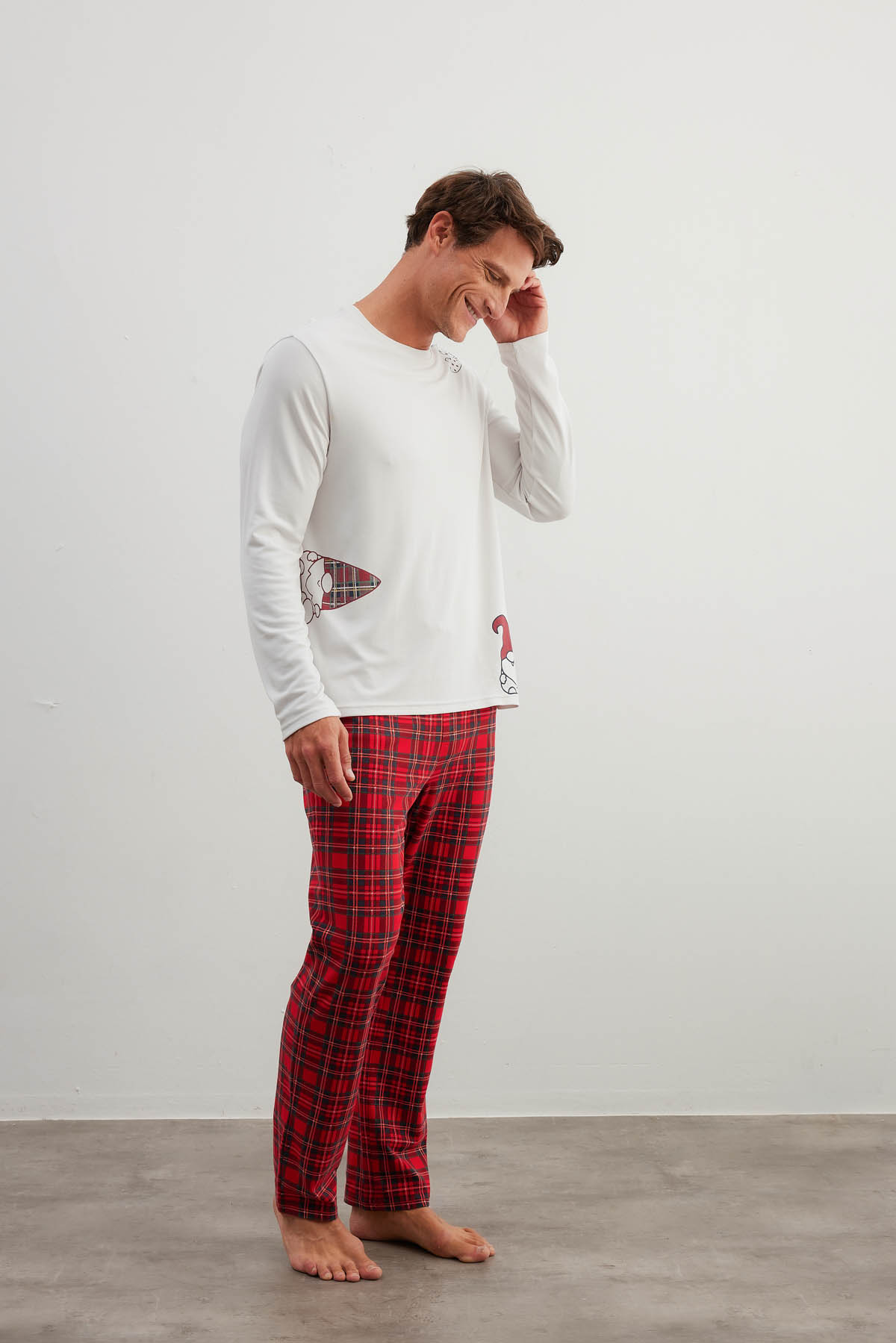 Erkek Pamuklu Cepli Uzun Pijama Altı