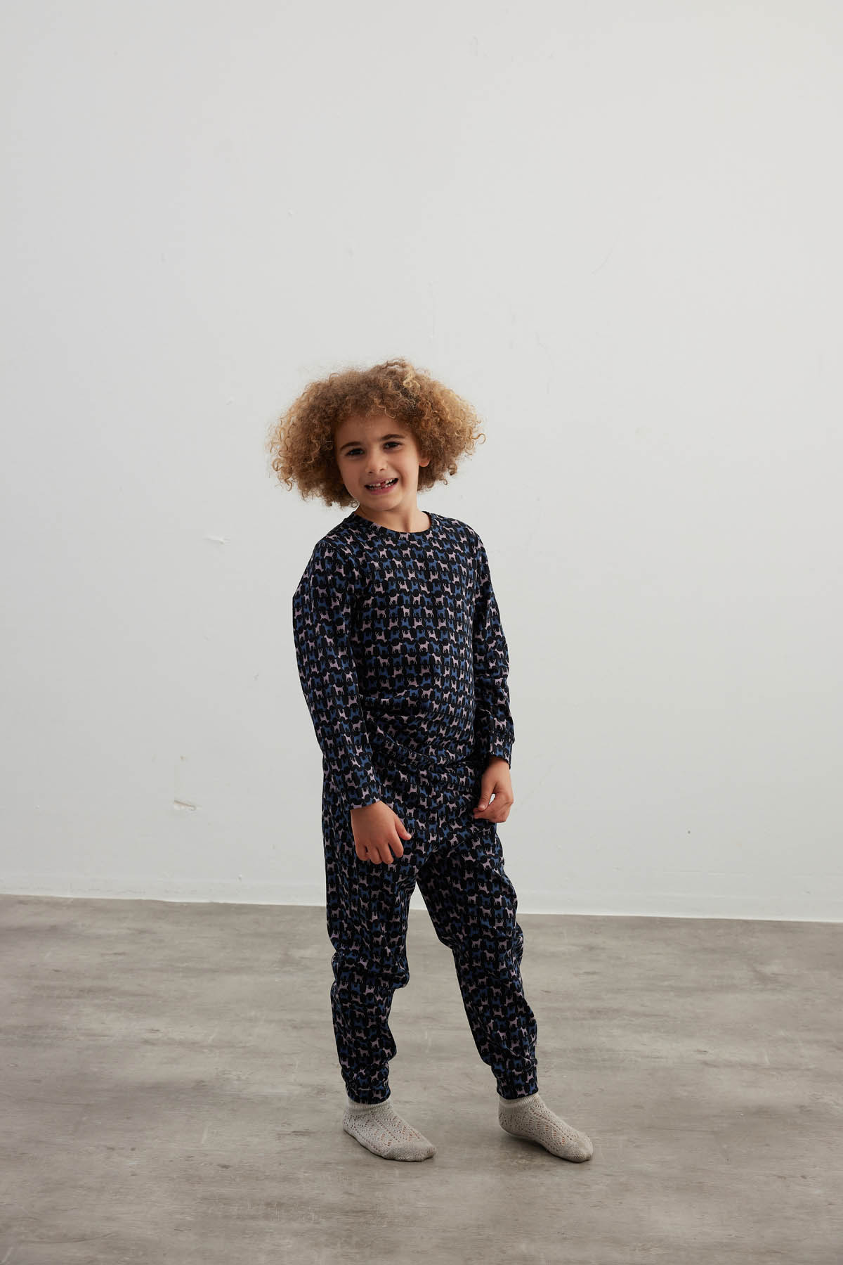 Erkek Çocuk Pamuklu Uzun Kollu Pijama Takımı