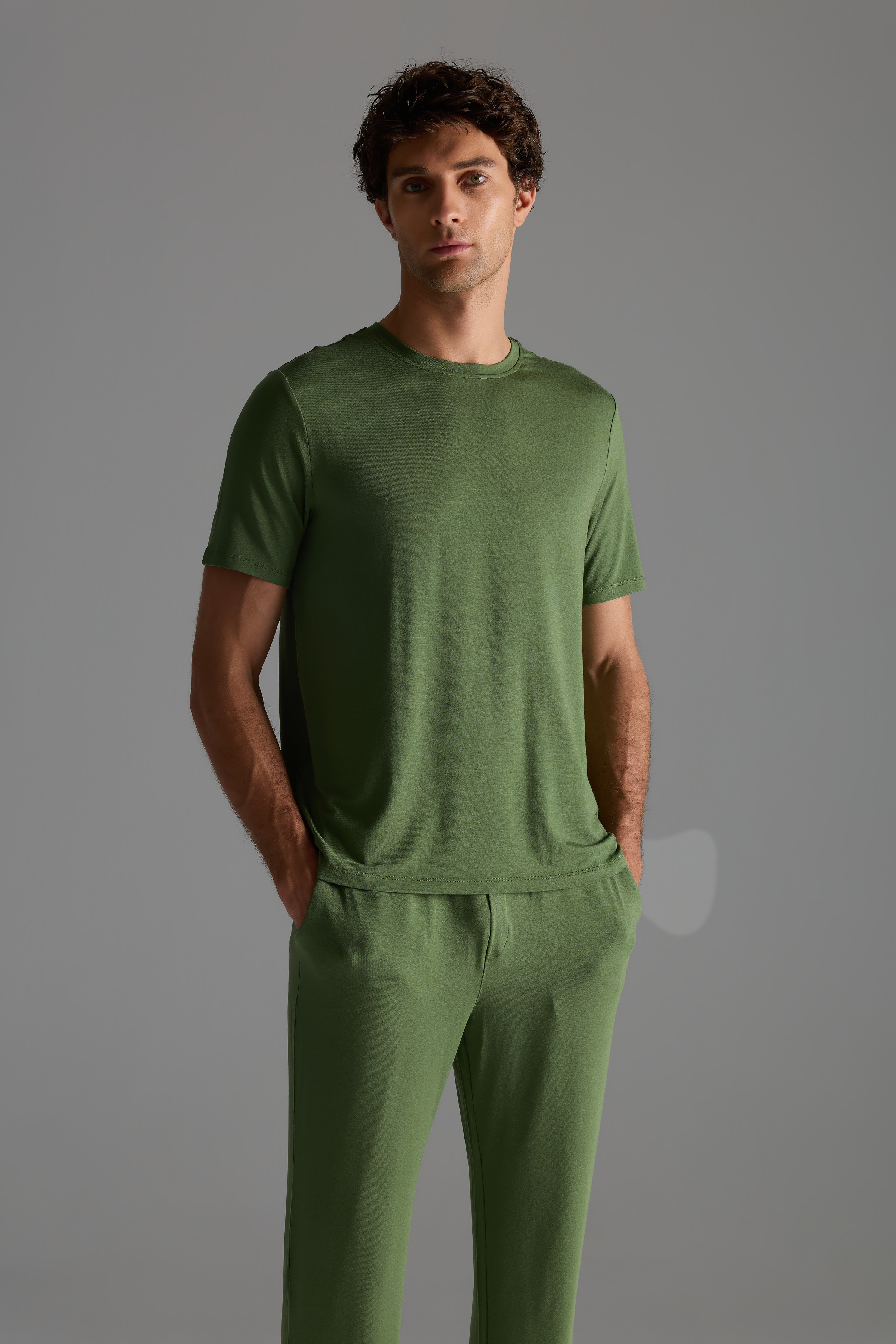 Erkek Modal Kısa Kol T-shirt