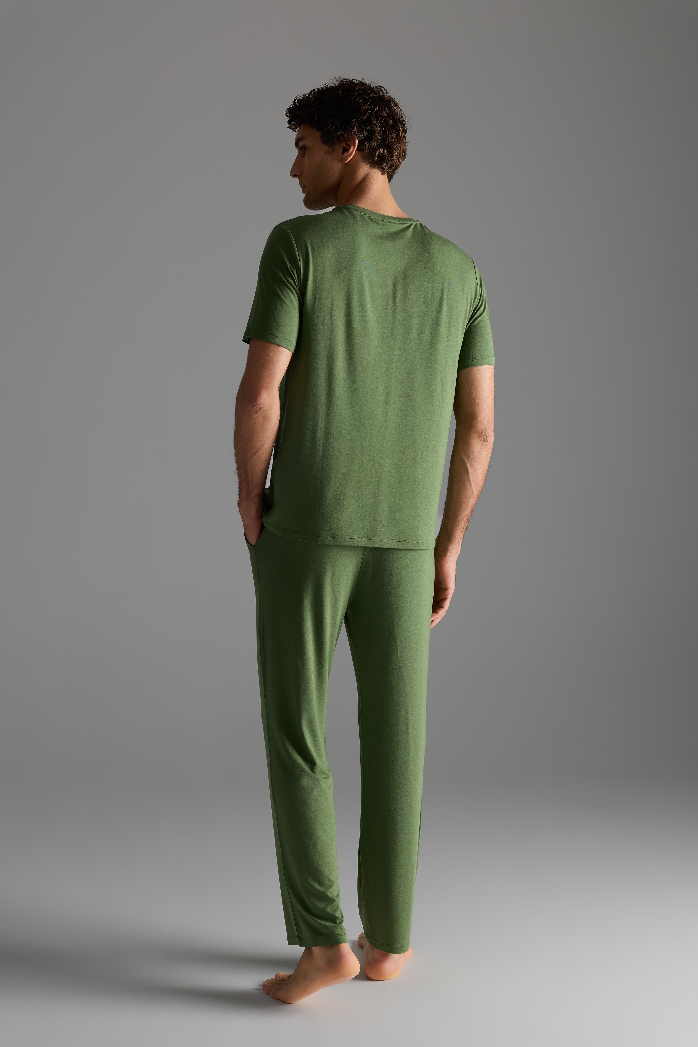 Erkek Modal Kısa Kol T-shirt