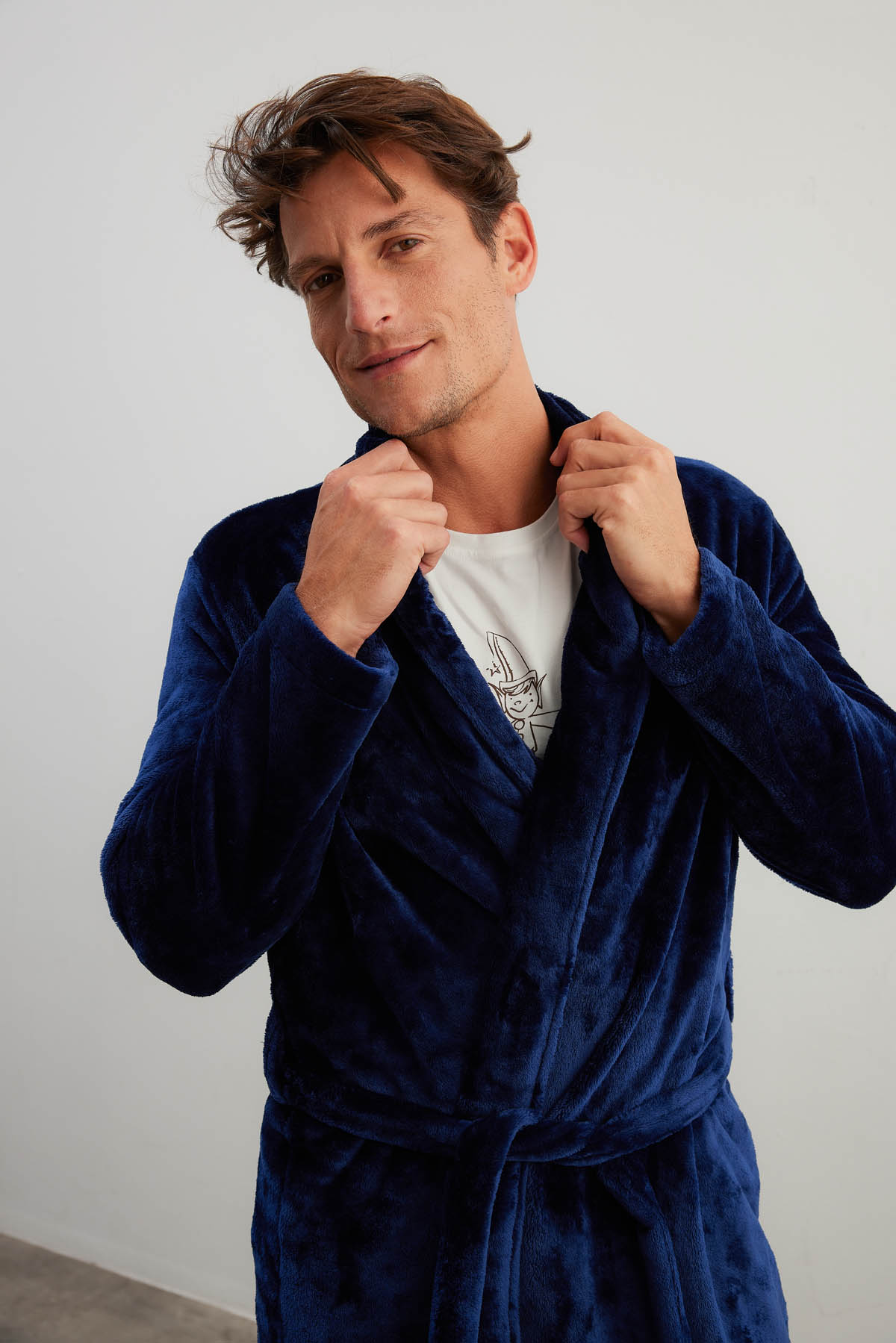 Erkek Yumuşak Dokulu Sabahlık