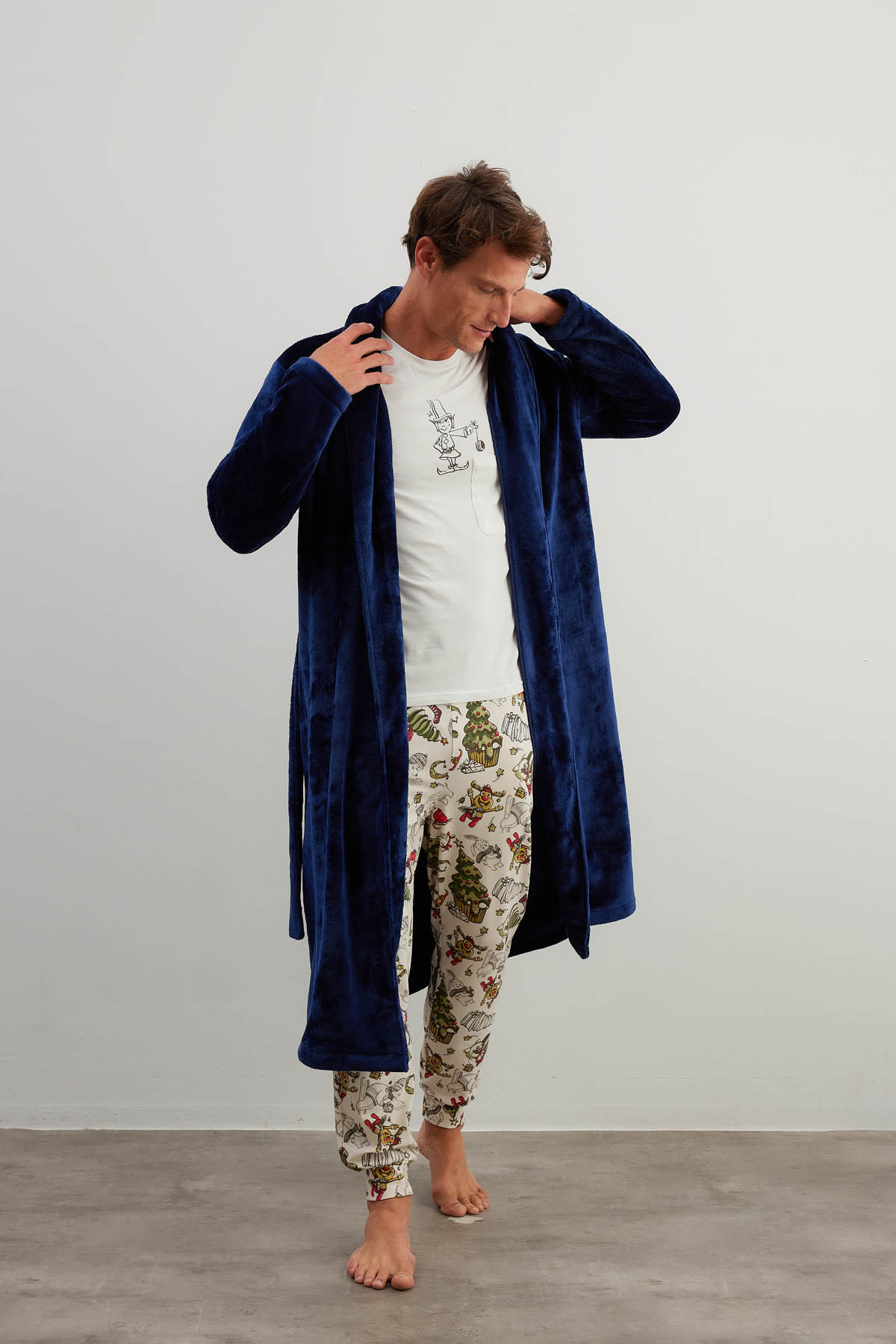 Erkek Yumuşak Dokulu Sabahlık