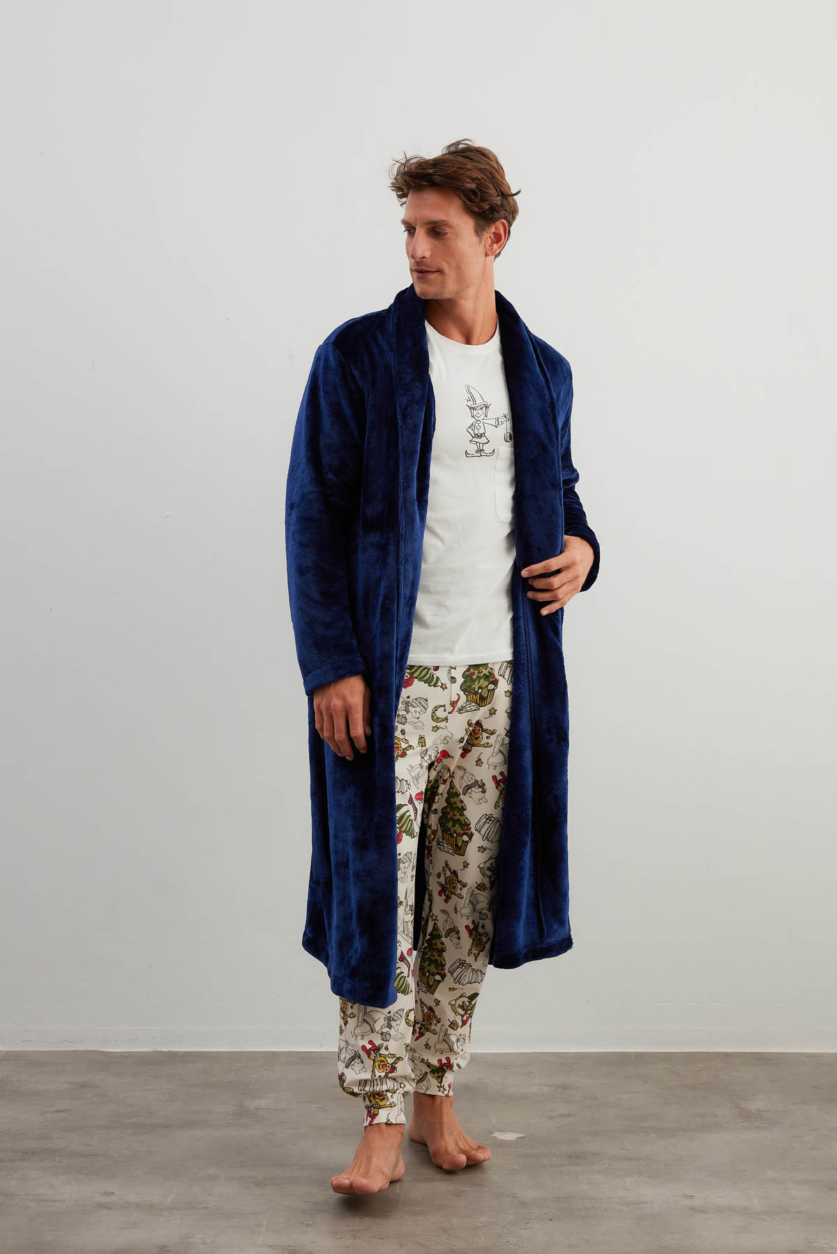 Erkek Yumuşak Dokulu Sabahlık